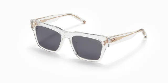 Akoni Etere Columba 56 occhiali da sole crystal clear
