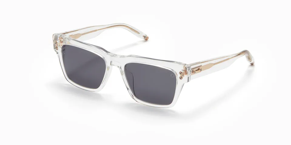 Akoni Etere Columba 56 occhiali da sole crystal clear