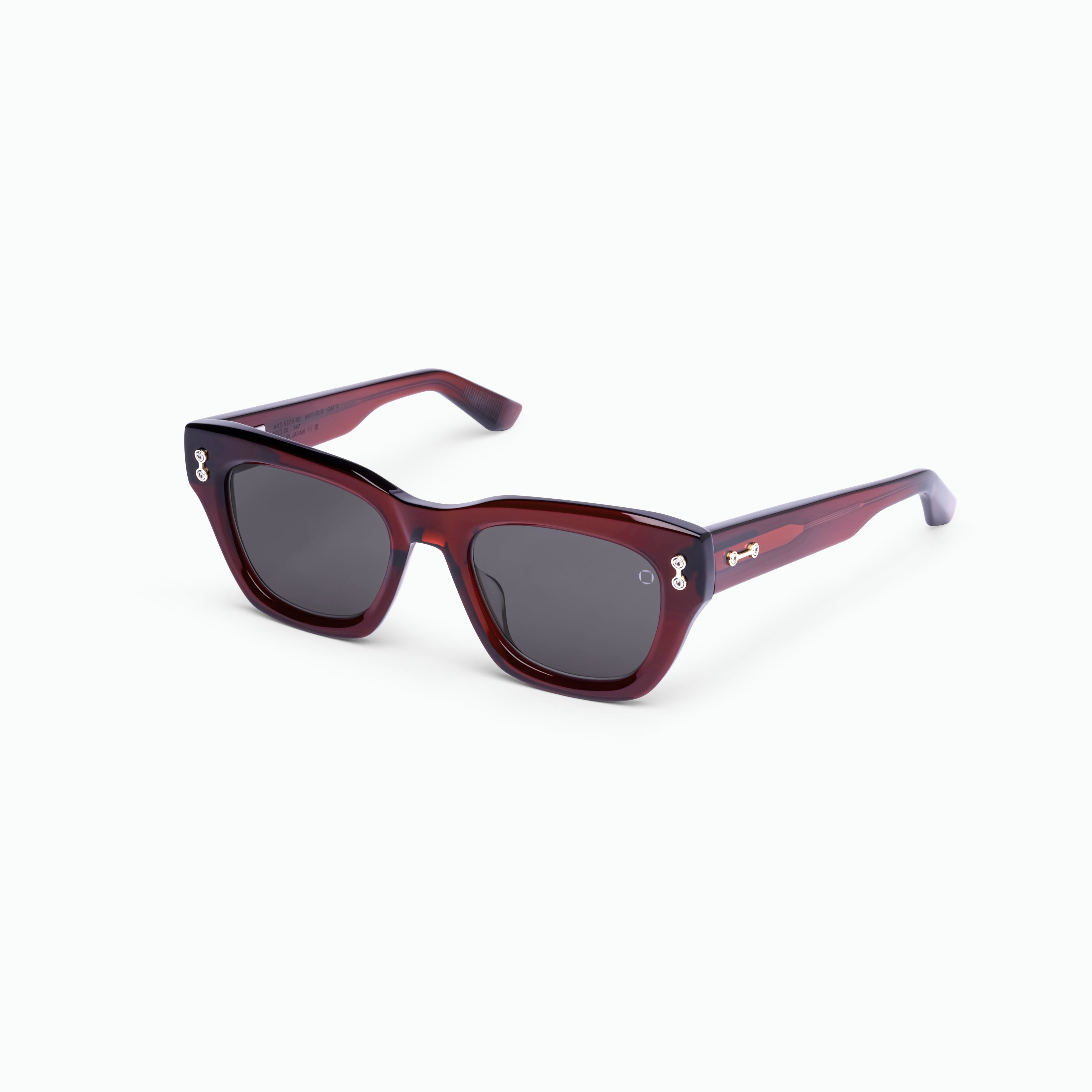Akoni Delta Nebula occhiali da sole bordeaux acetato