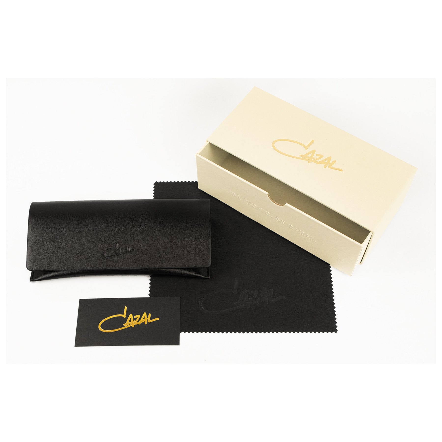 Cazal 5000s 5006 occhiali da vista nero-oro donna