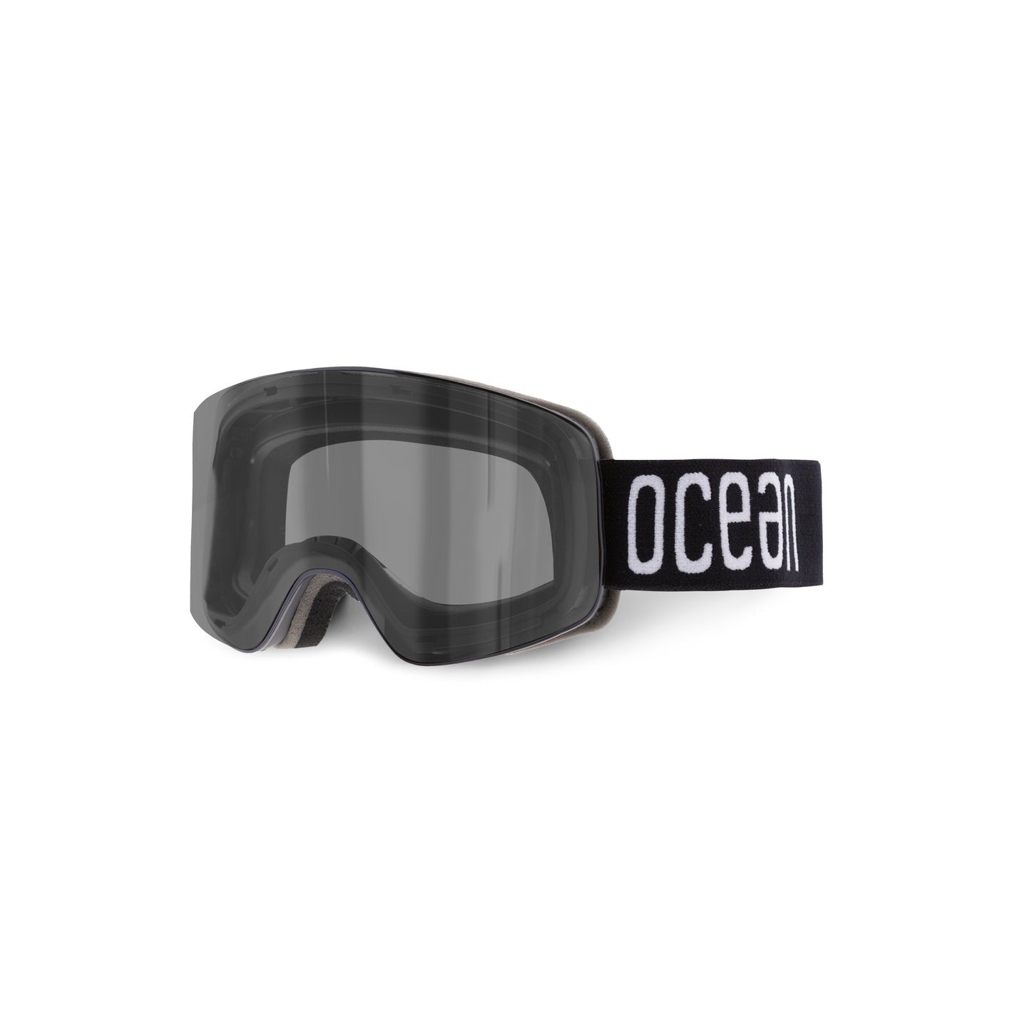Ocean Etna maschera da sci nera lente smoke