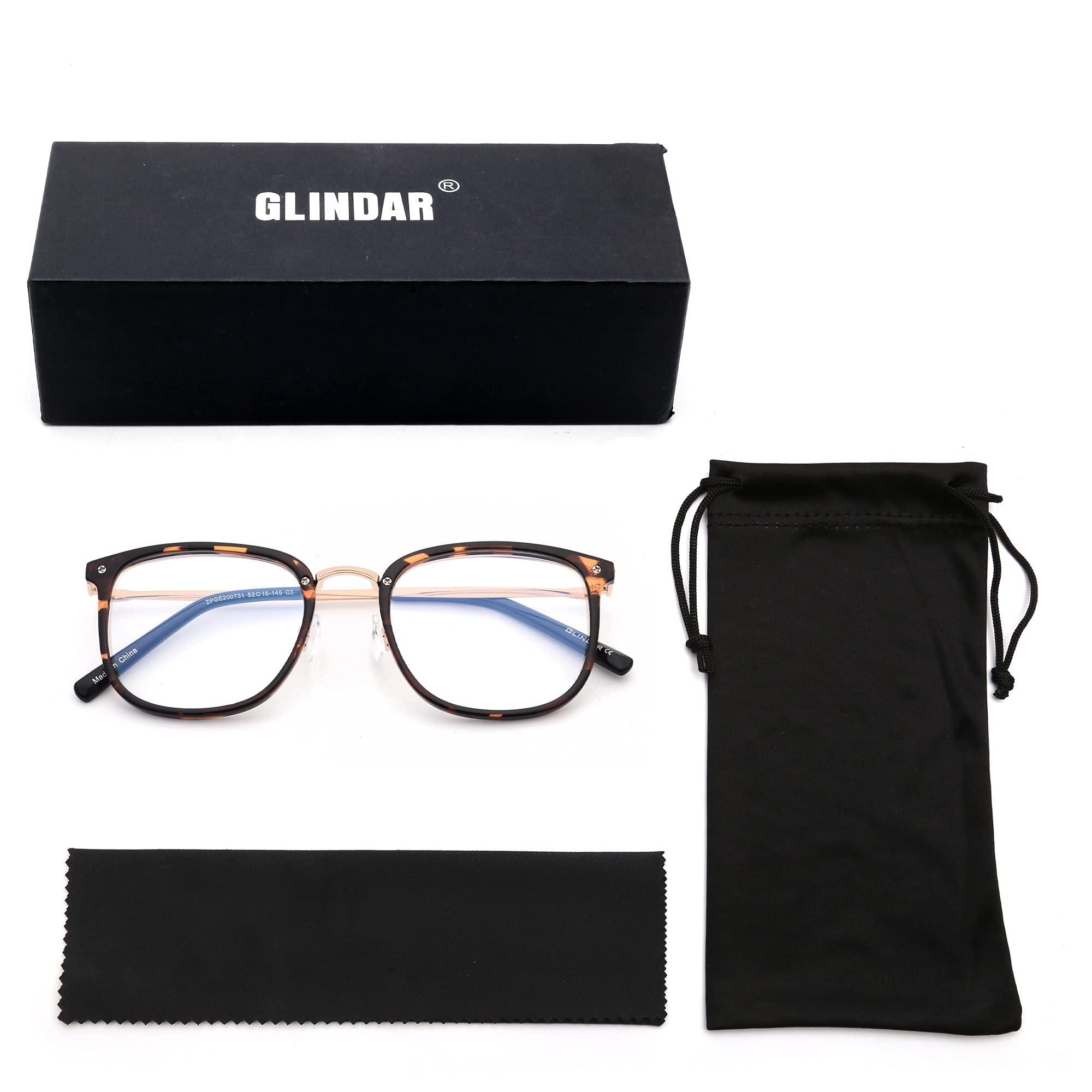 Glindar Classici occhiali da sole quadrati polarizzati UV400