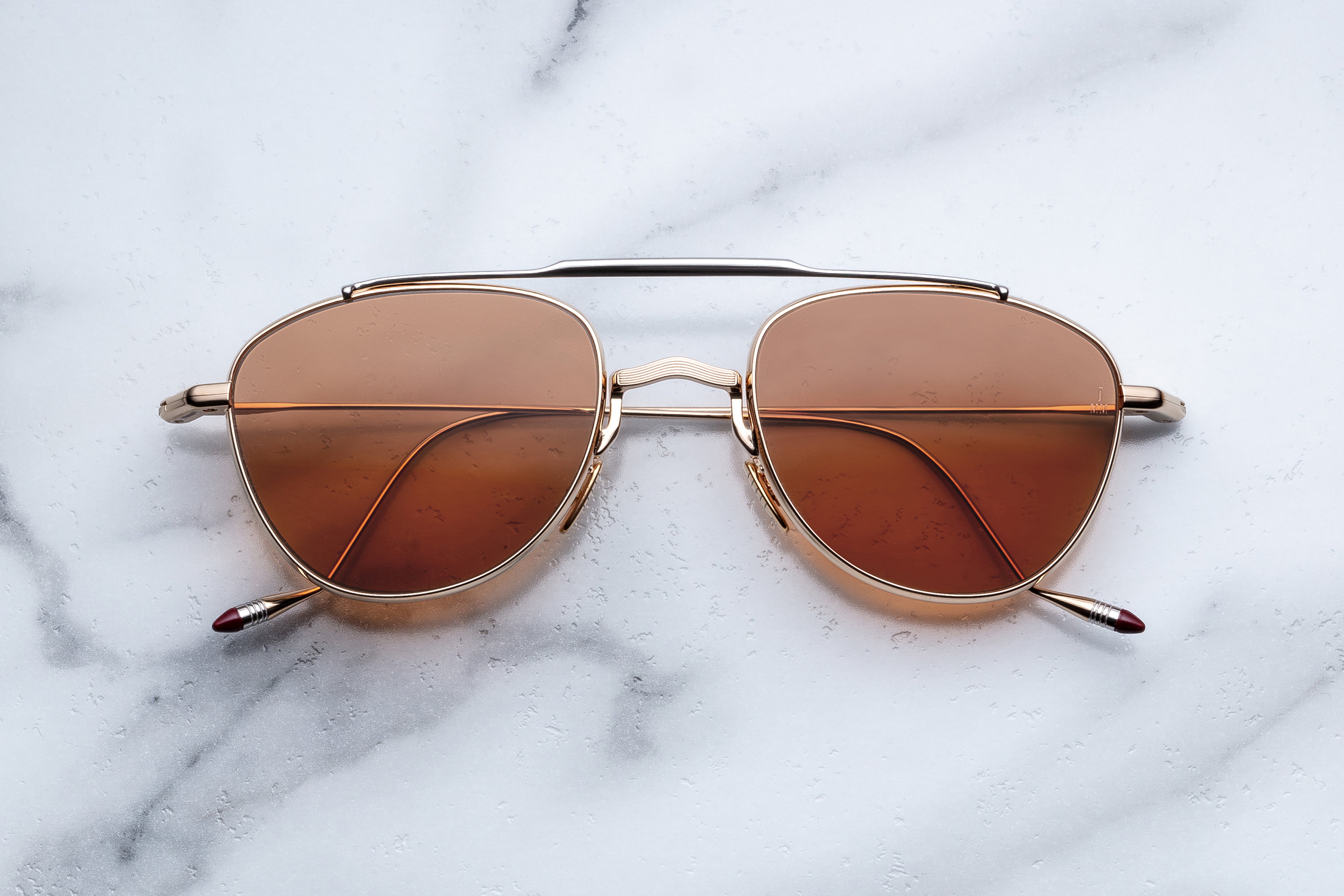 Jacques Marie Mage Flynn occhiali da sole 12S-Electrum rotondi