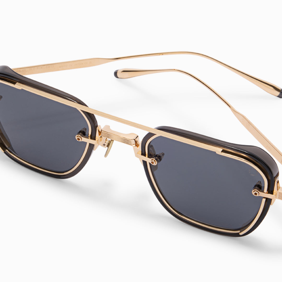 Akoni Horizon Jura occhiali da sole crystal black squadrati