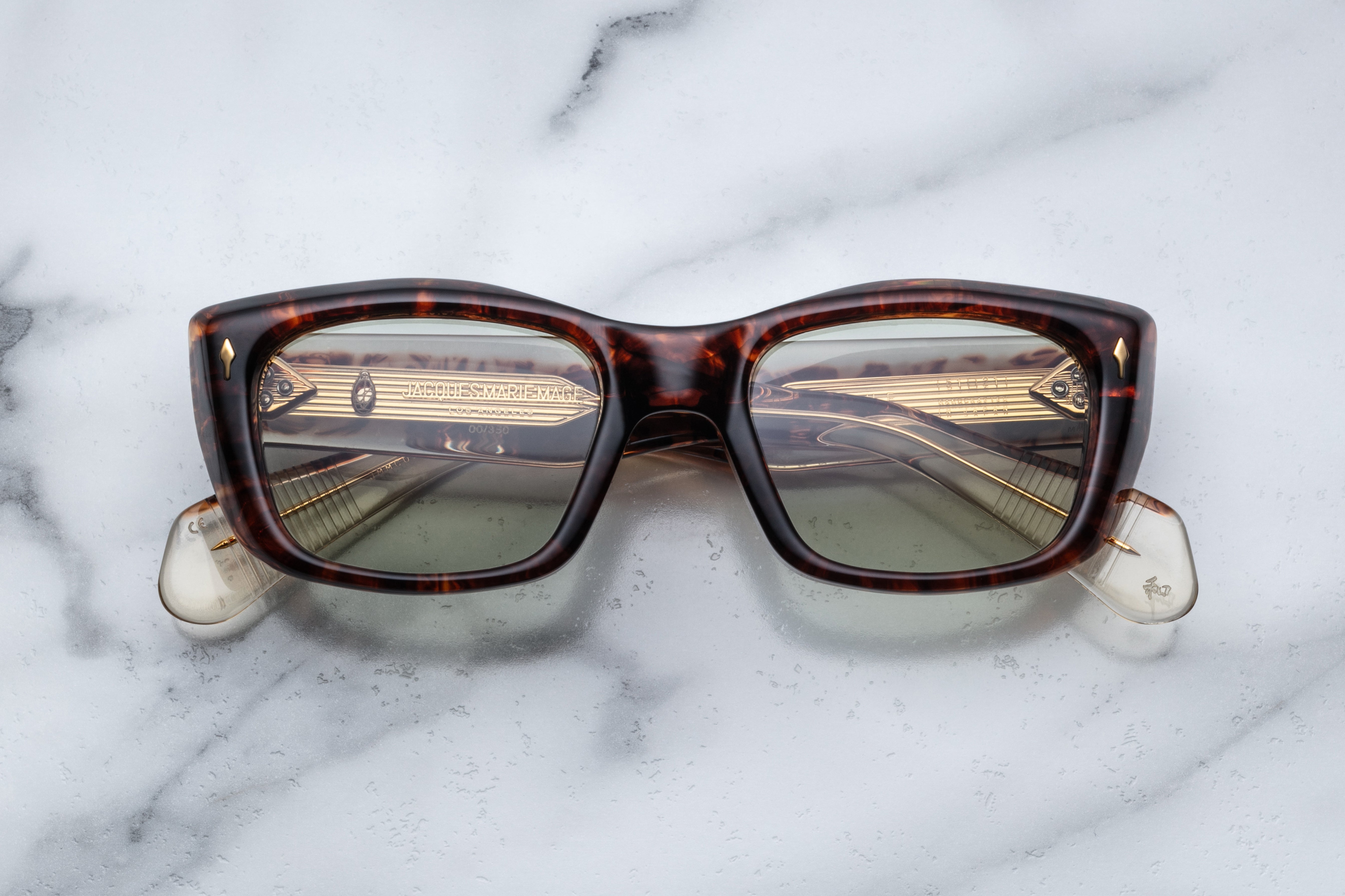 Jacques Marie Mage Corniche occhiali da sole 58 raven
