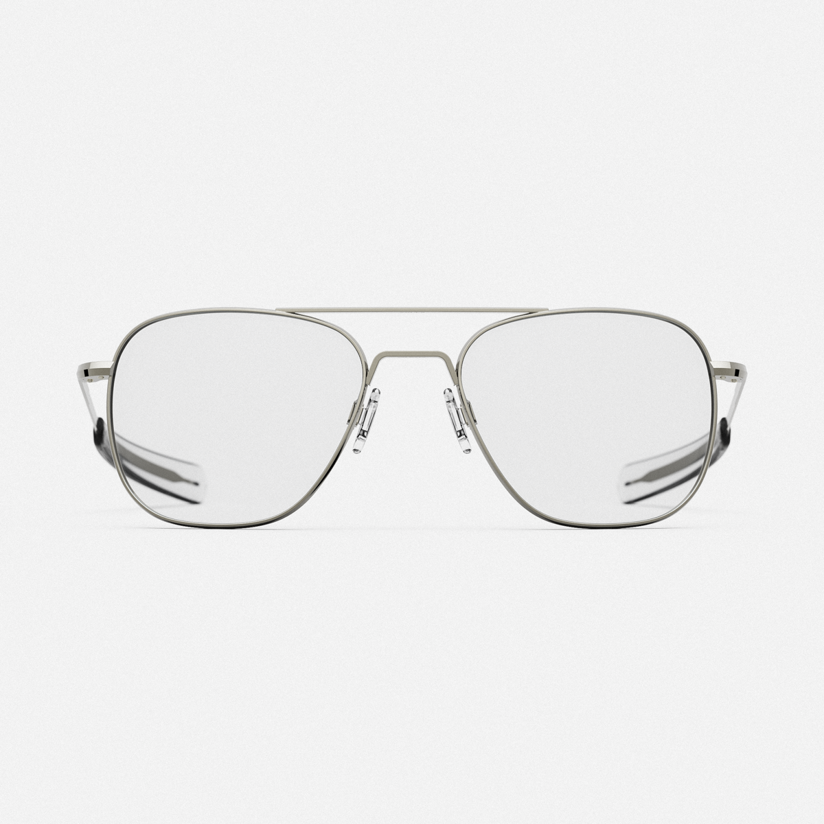 Randolph Aviator Gunmetal Clear occhiali da vista graduati