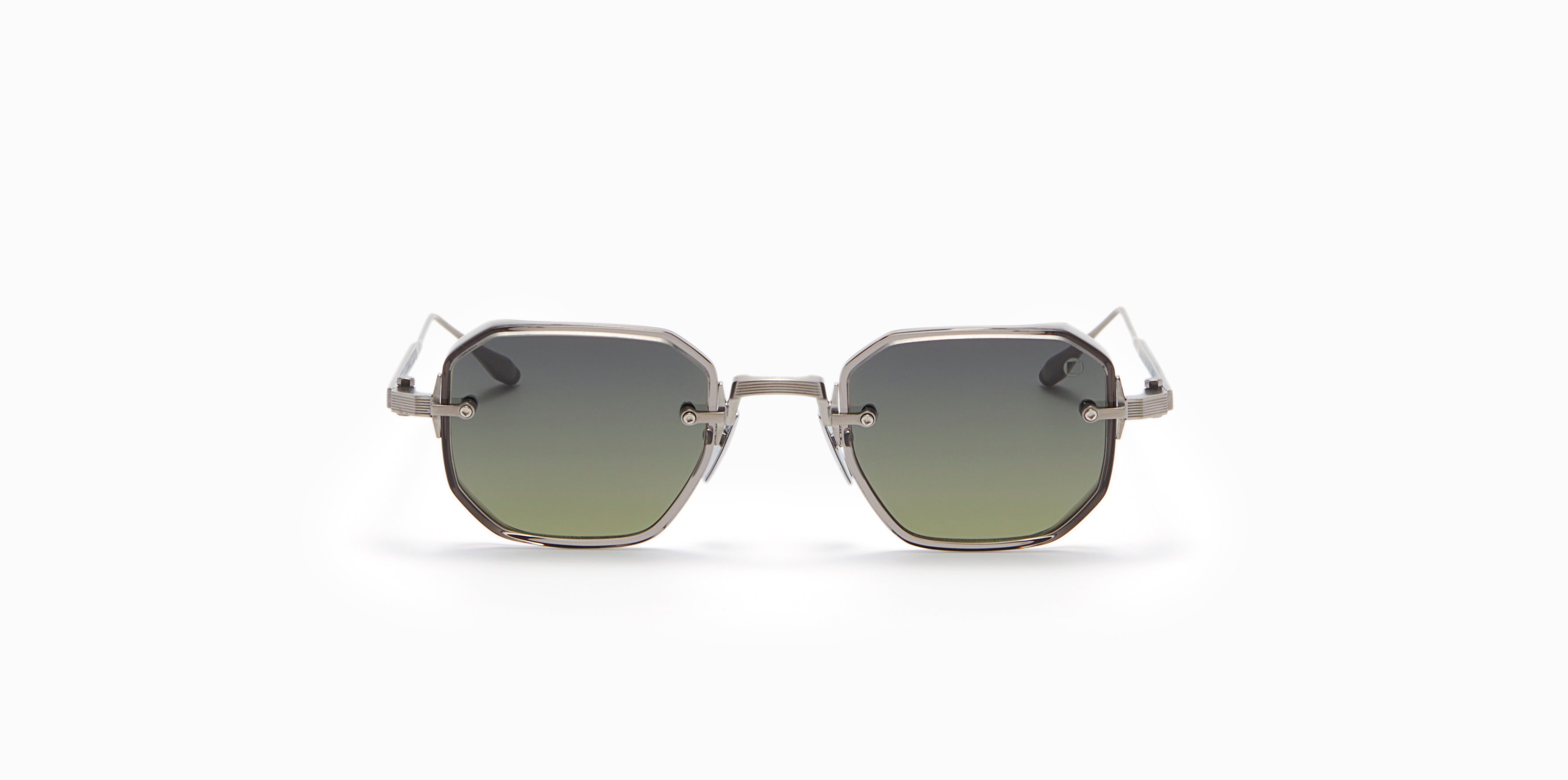 Akoni Etere Juno-Two occhiali da sole Dark Crystal Grey titanio