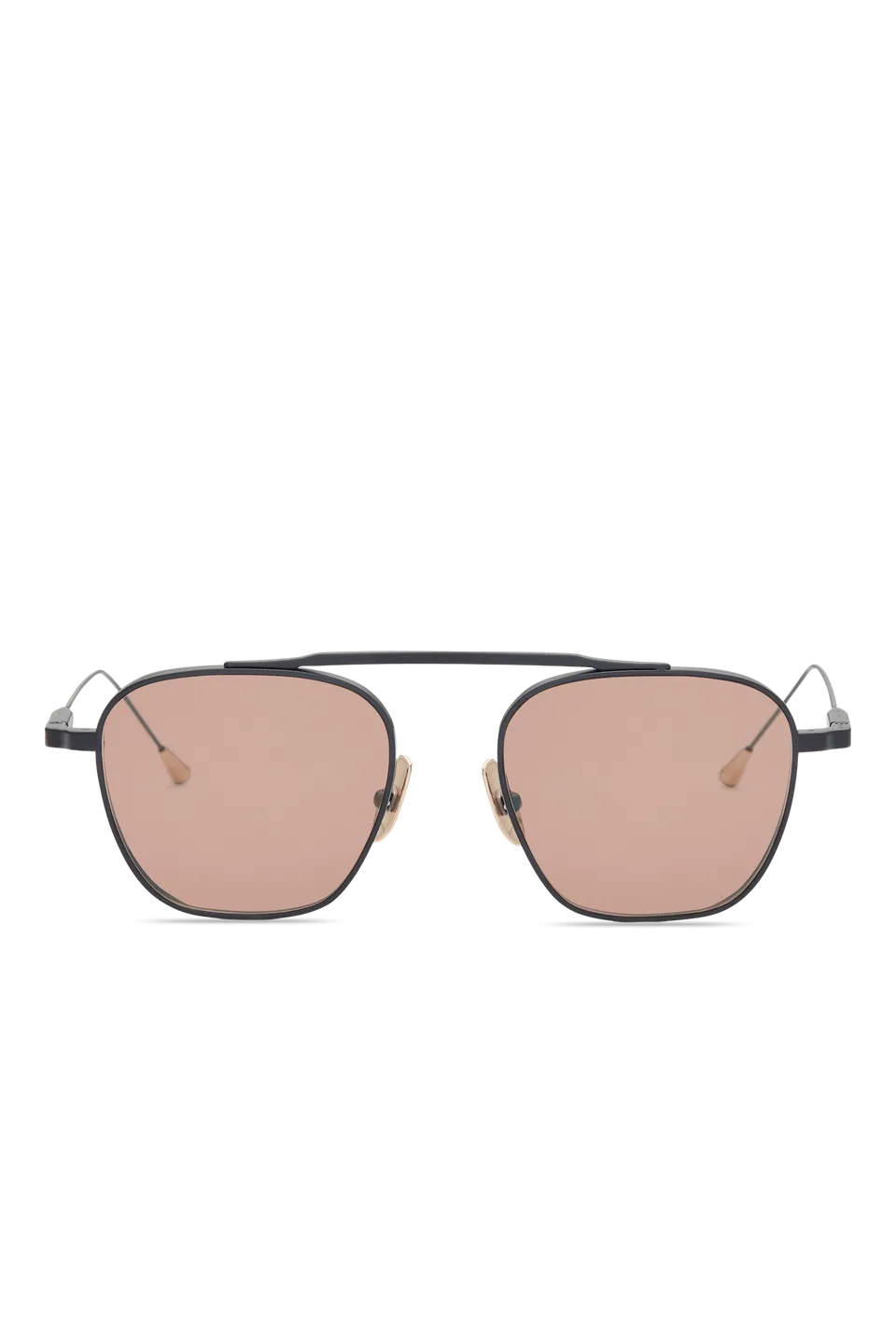 Lunetterie Generale Spitfire occhiali sole nero lente ambra