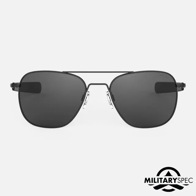 Randolph Aviator Military occhiali da sole 55mm nero opaco