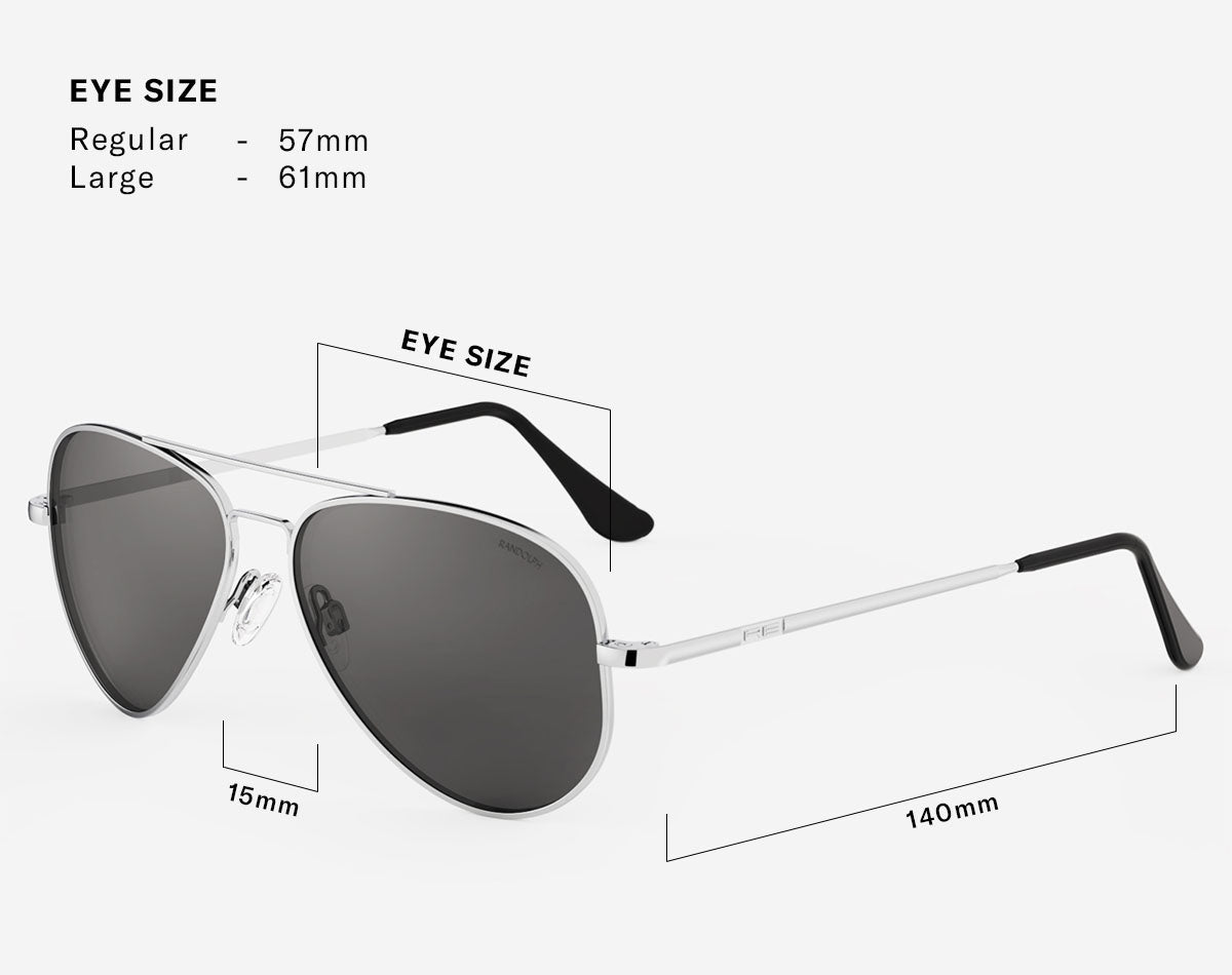 Randolph Concorde 23k Gold American Gray occhiali da sole vetro