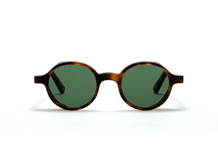 L.G.R Reunion Explorer occhiali da sole Havana Flat Green