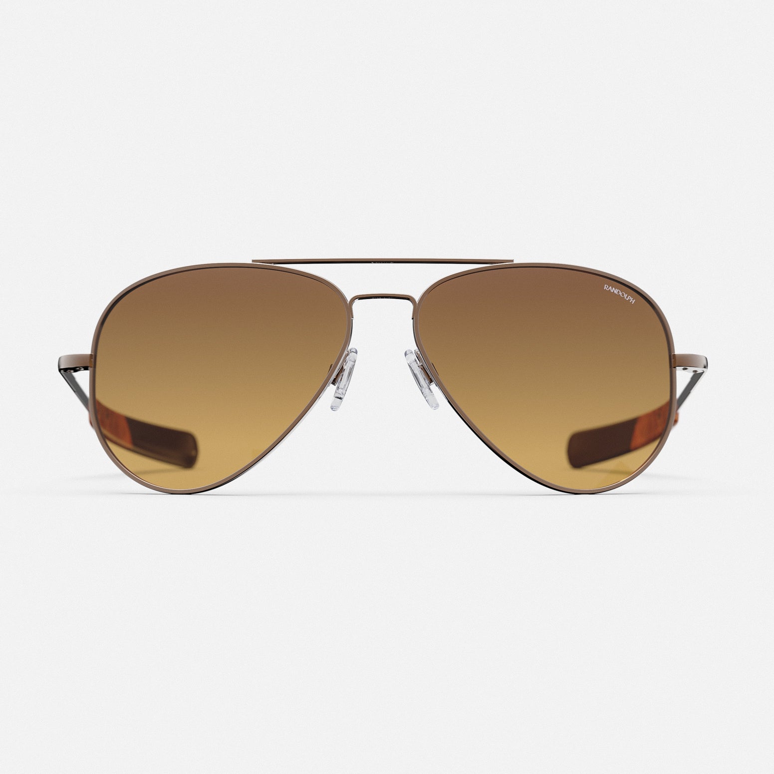 Randolph Concorde occhiali sole graduati 22k chocolate gold cape sand