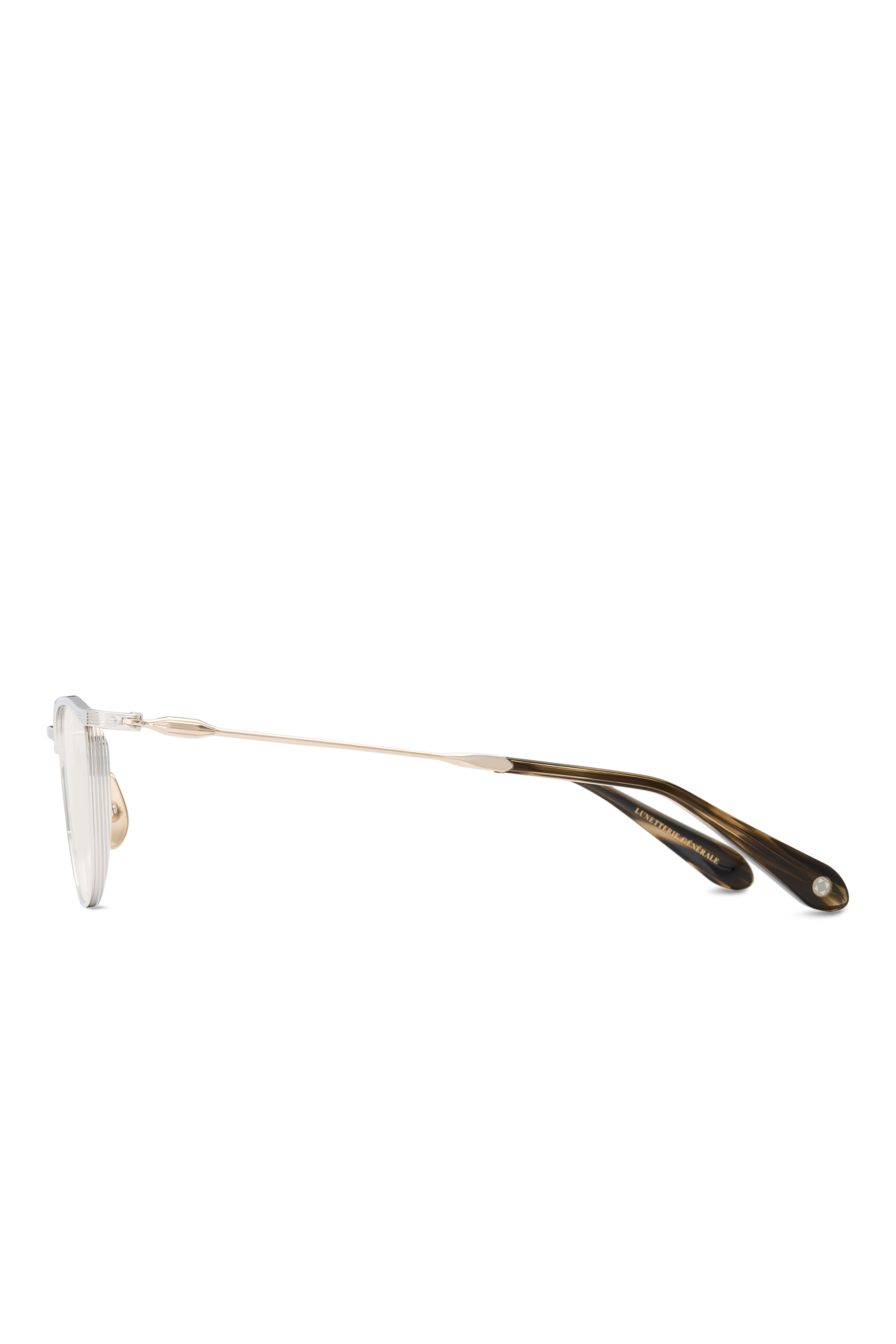 Lunetterie Generale Eldorado occhiali da vista palladio oro 16k titanio