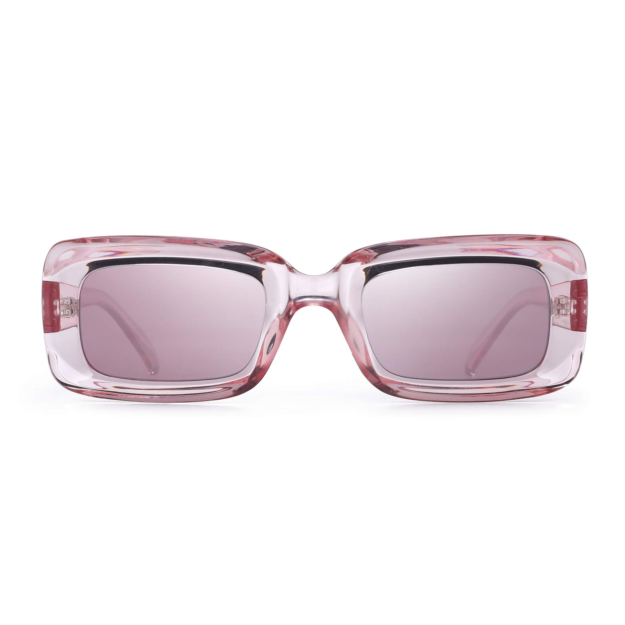 Glindar Quadrati occhiali da sole donna UV400 retro