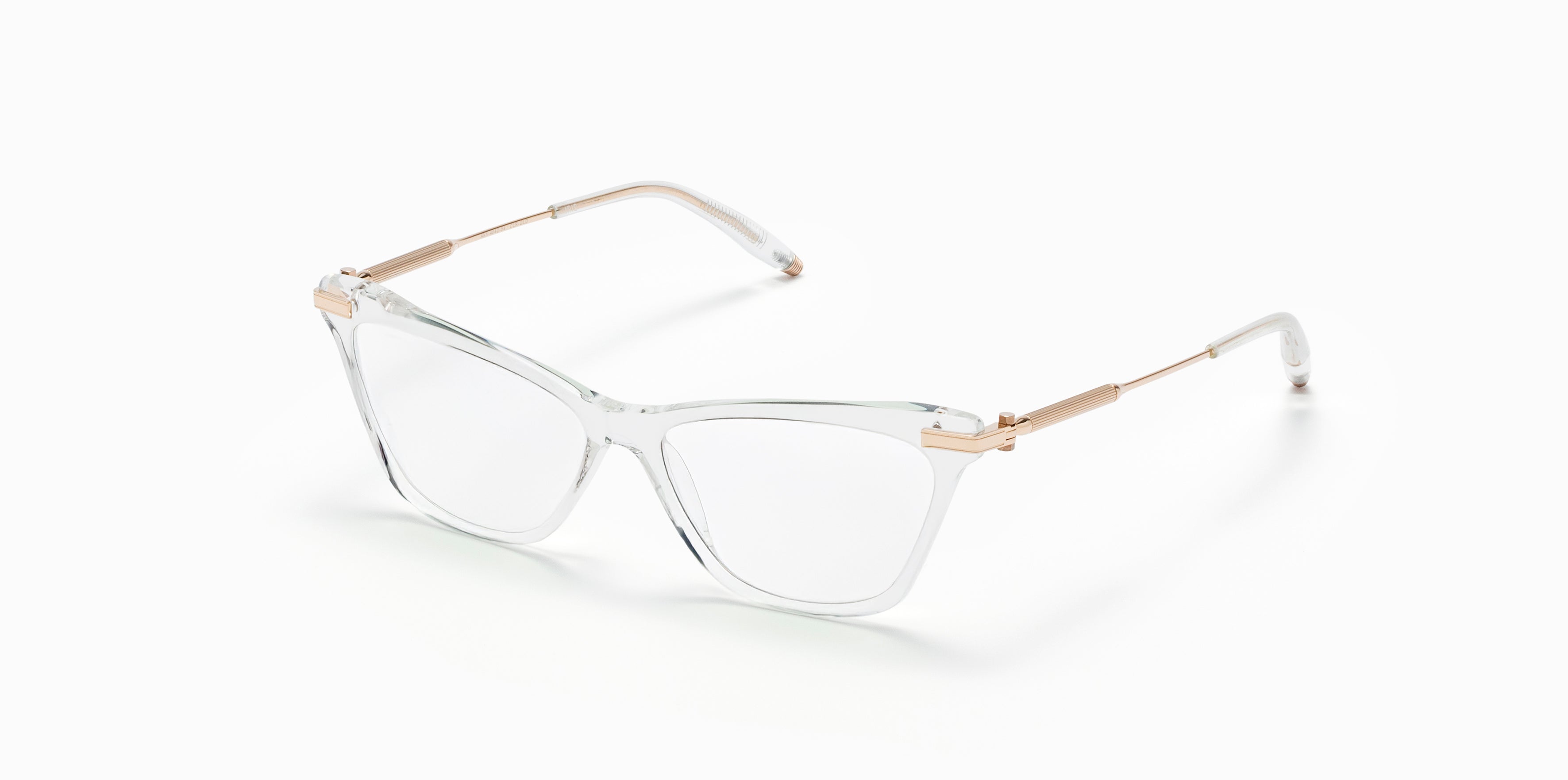 Akoni Etere Iris occhiali da vista crystal clear cat-eye