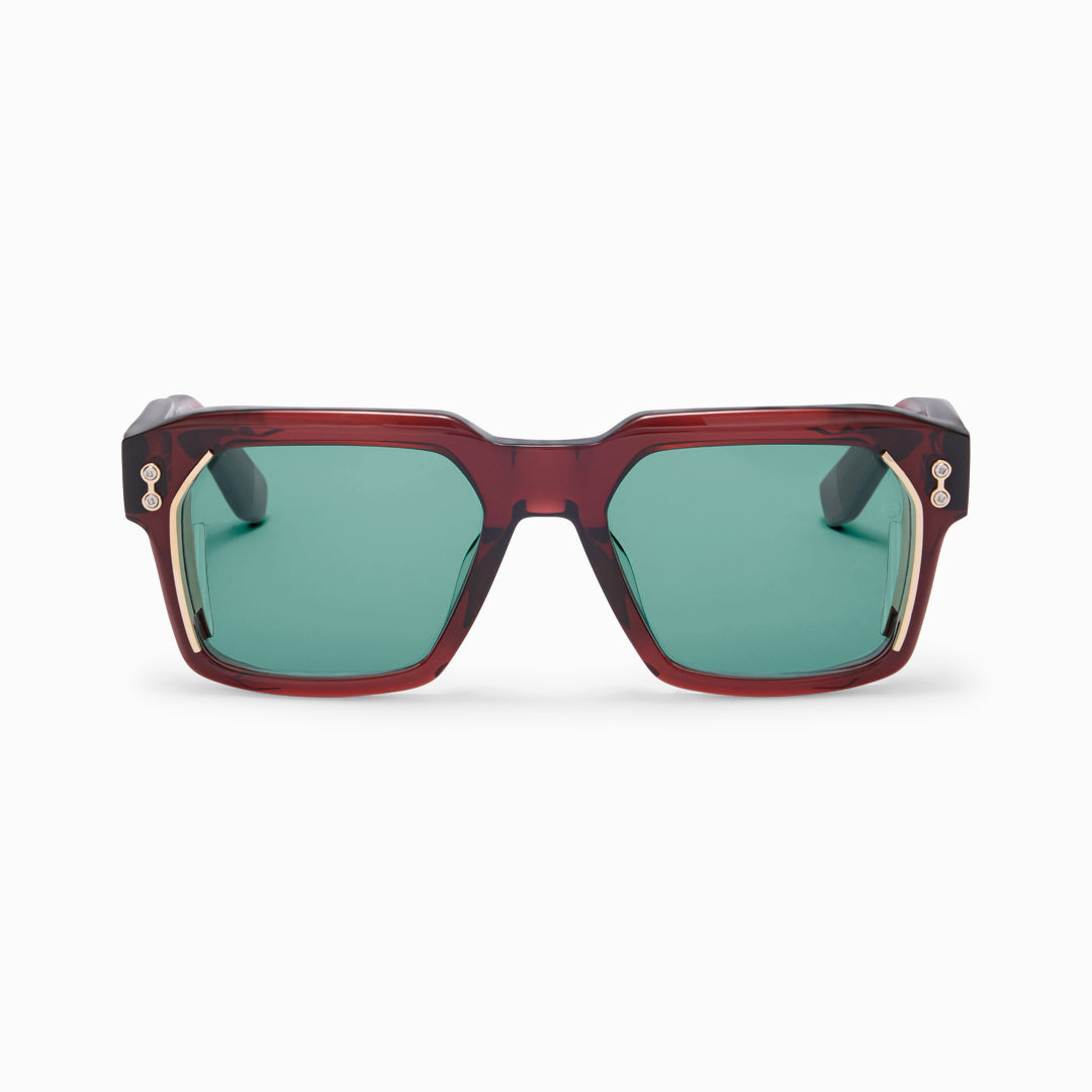 Akoni Horizon Pegasus-Two occhiali da sole Crystal Burgundy titanio