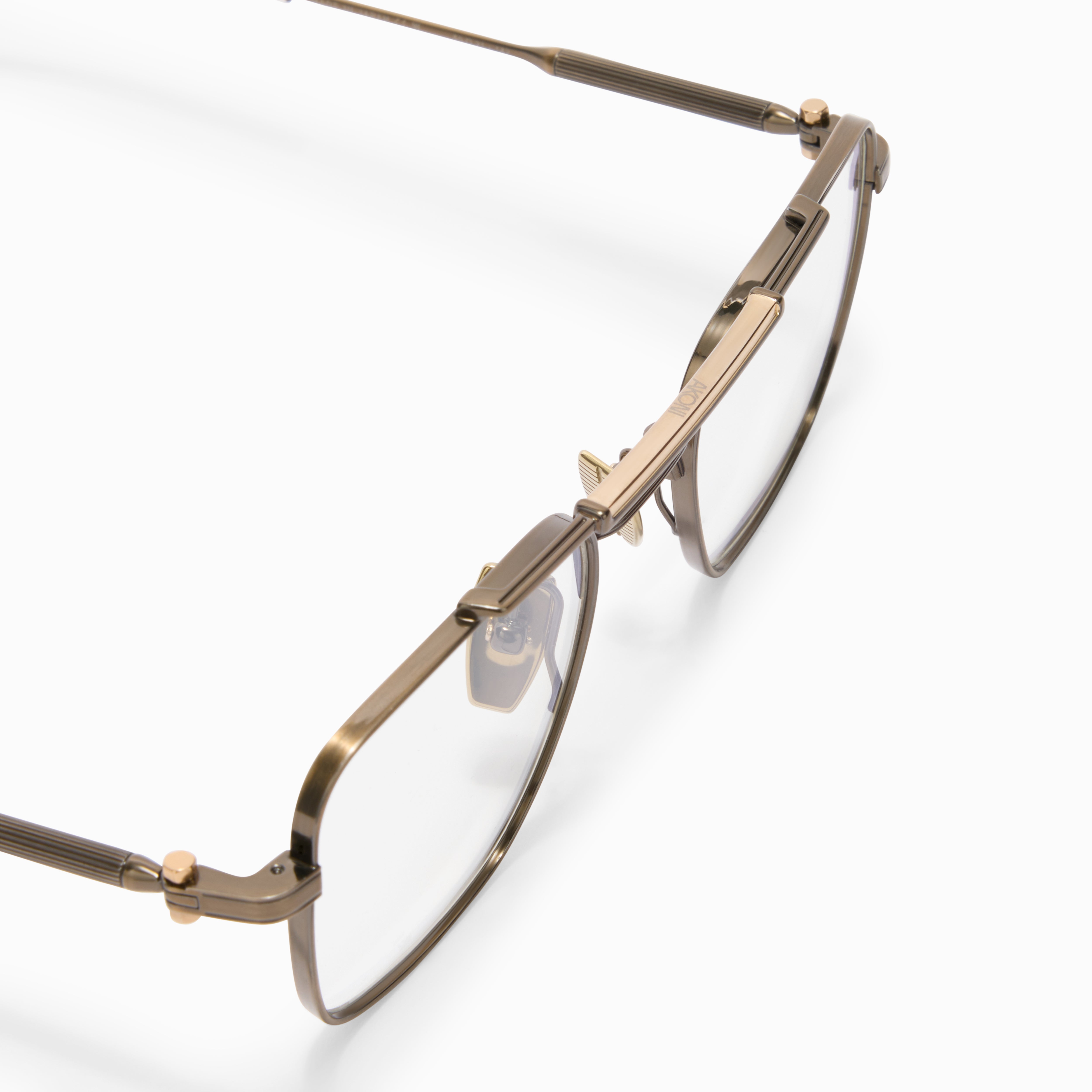Akoni Horizon Europa Rx occhiali da vista oro antico navigator