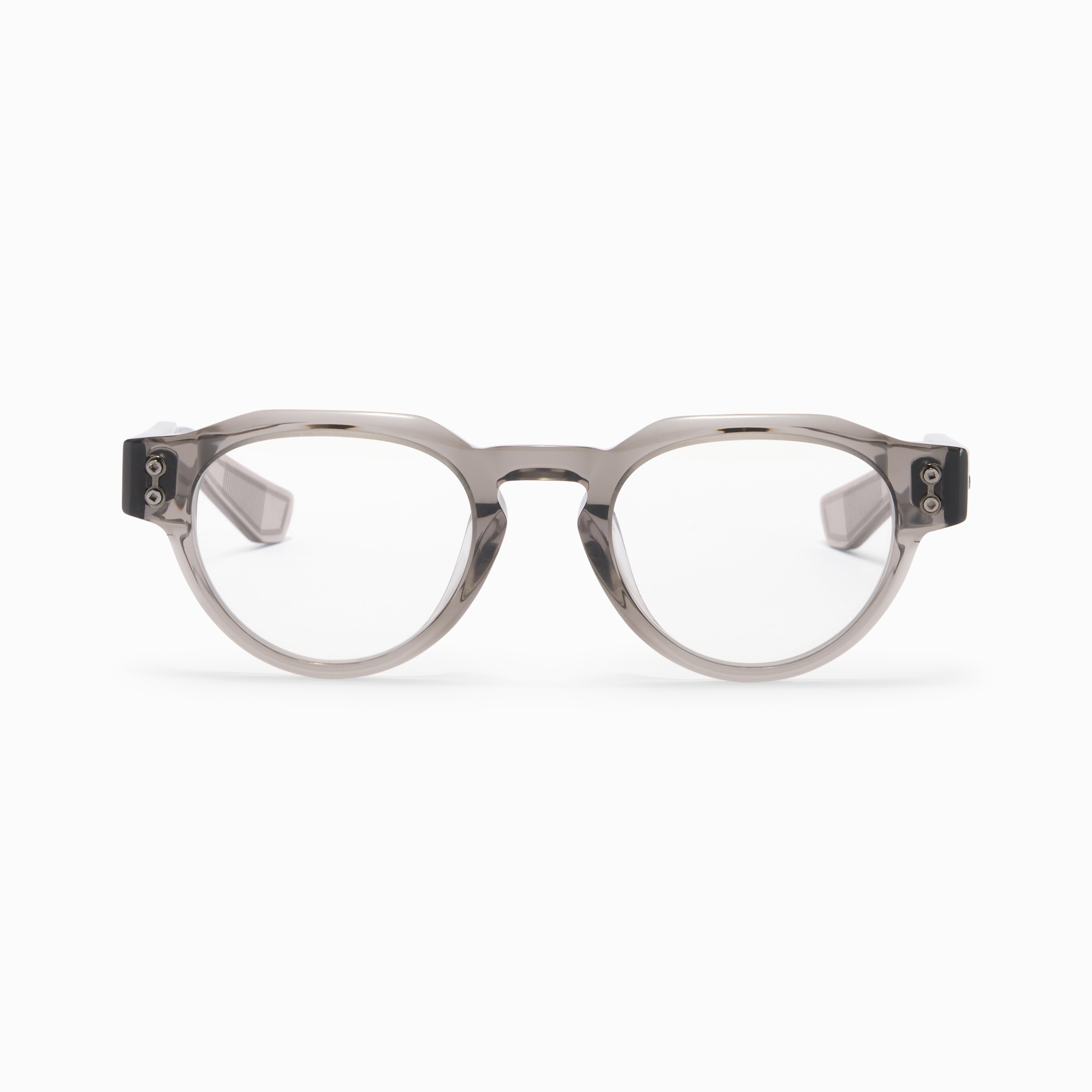 Akoni Etere Andra occhiali da vista Crystal Dark Grey acetato