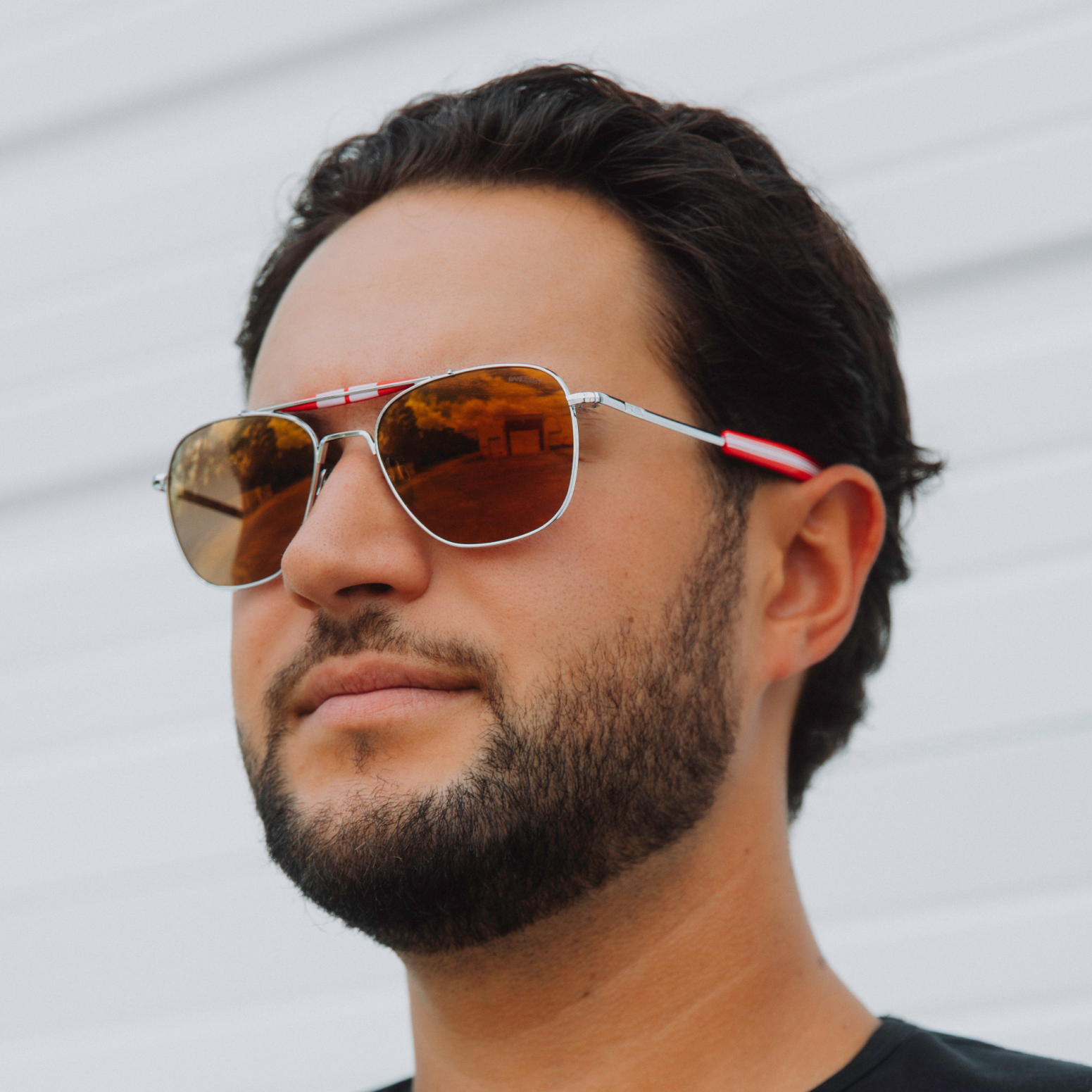 Randolph Aviator II occhiali da sole Shelby Bright Chrome