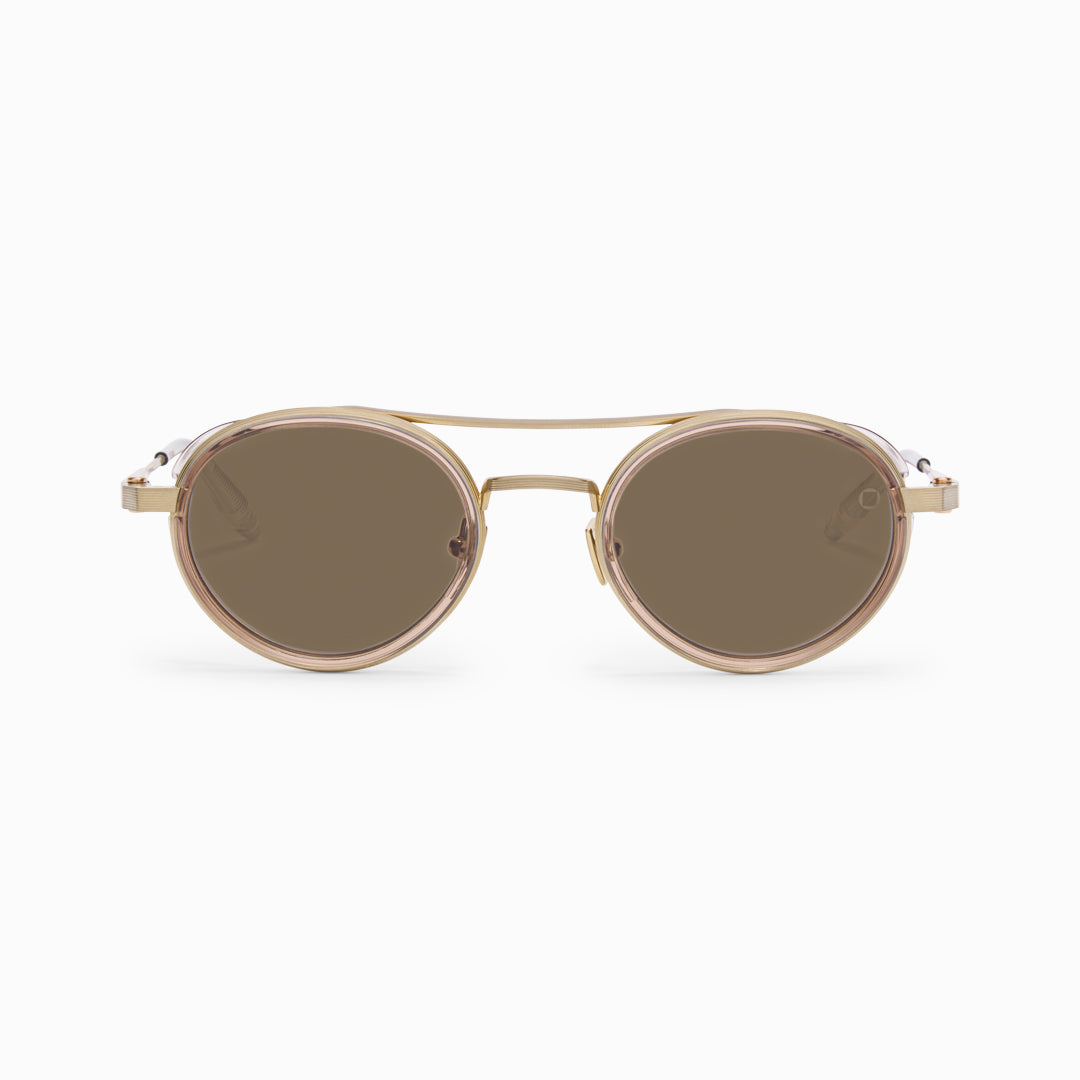 Akoni Horizon Astria occhiali da sole Crystal Sand acetato