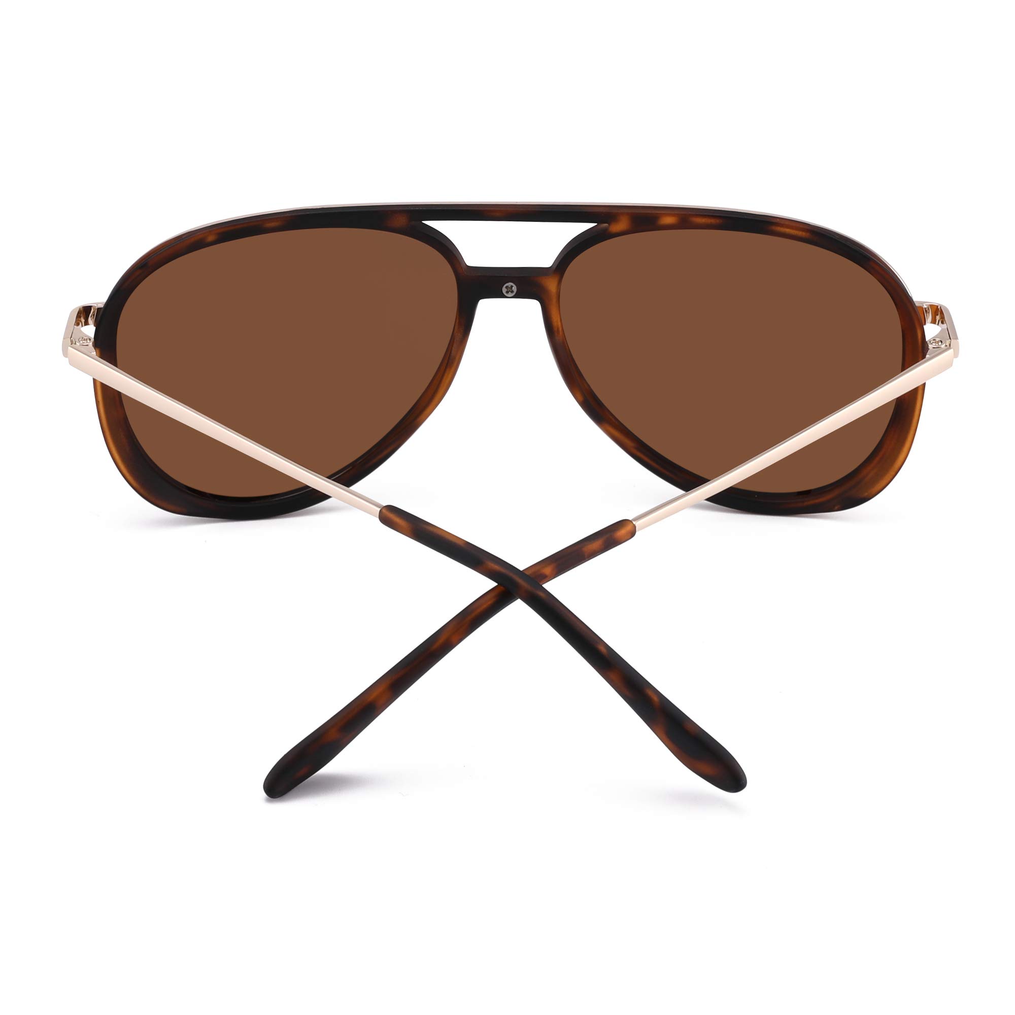 Glindar Retrò occhiali da sole polarizzati leggeri unisex