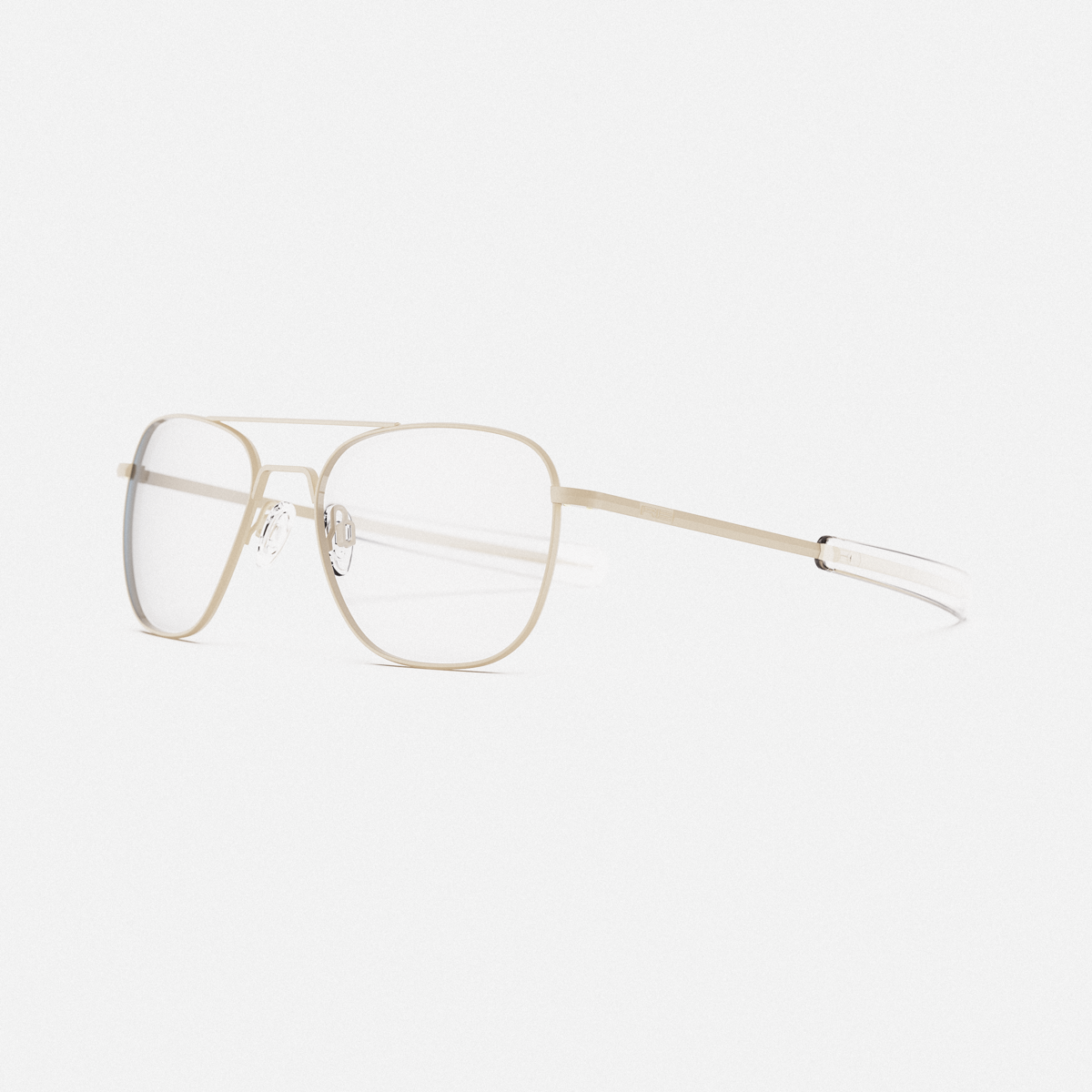 Randolph Class A Aviator occhiali da vista sabbia trasparenti
