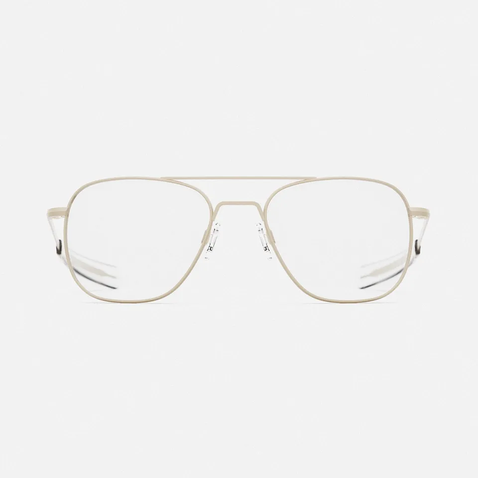 Randolph Class A Aviator occhiali da vista sabbia trasparenti