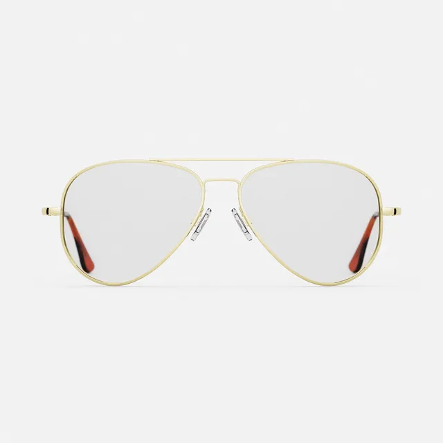 Randolph Concorde Occhiali da Vista 23K Oro Lenti Chiare