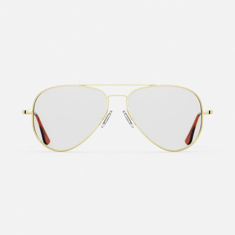 Randolph Concorde Occhiali da Vista 23K Oro Lenti Chiare