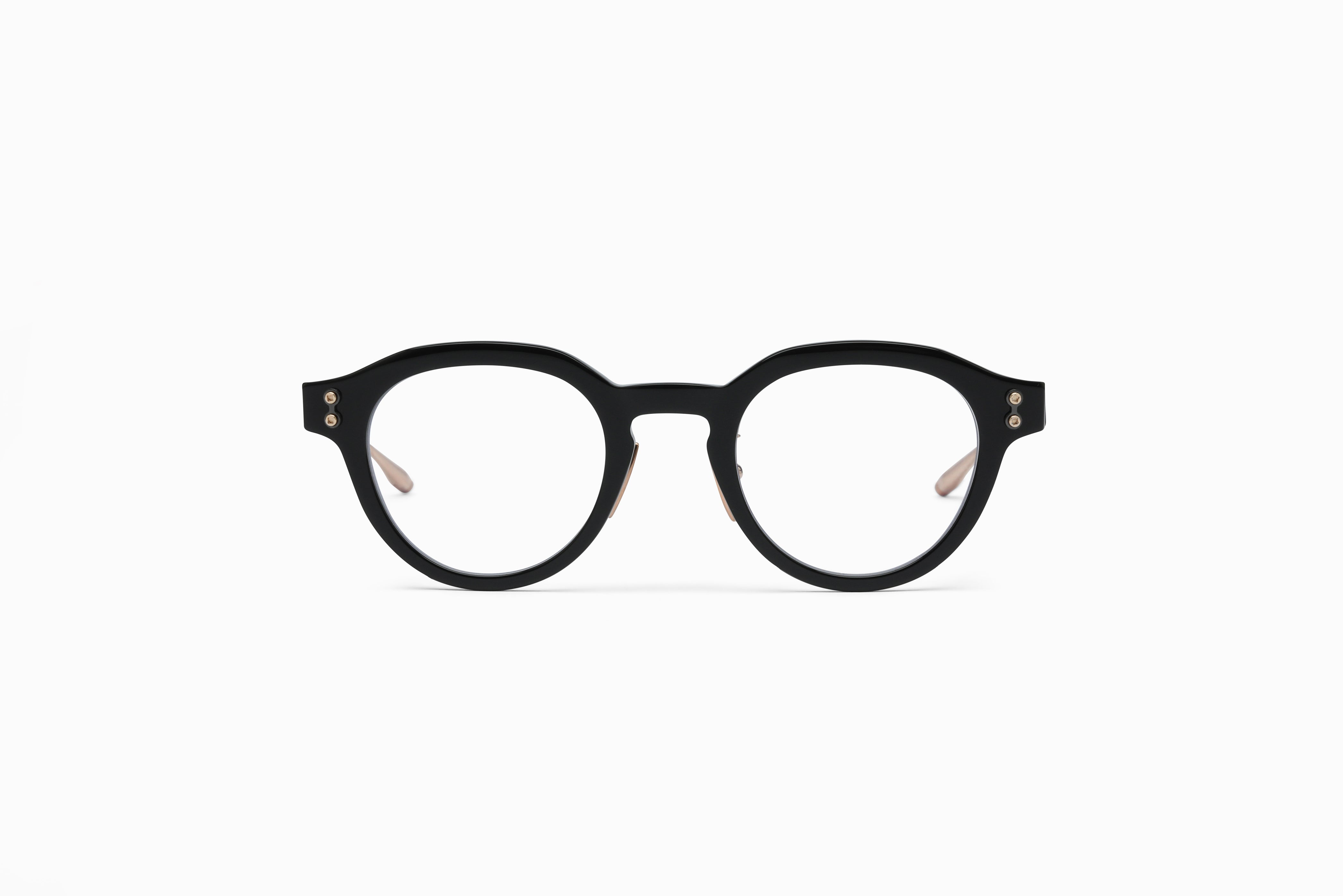 Akoni Etere Wise Three montatura vista nero acetato