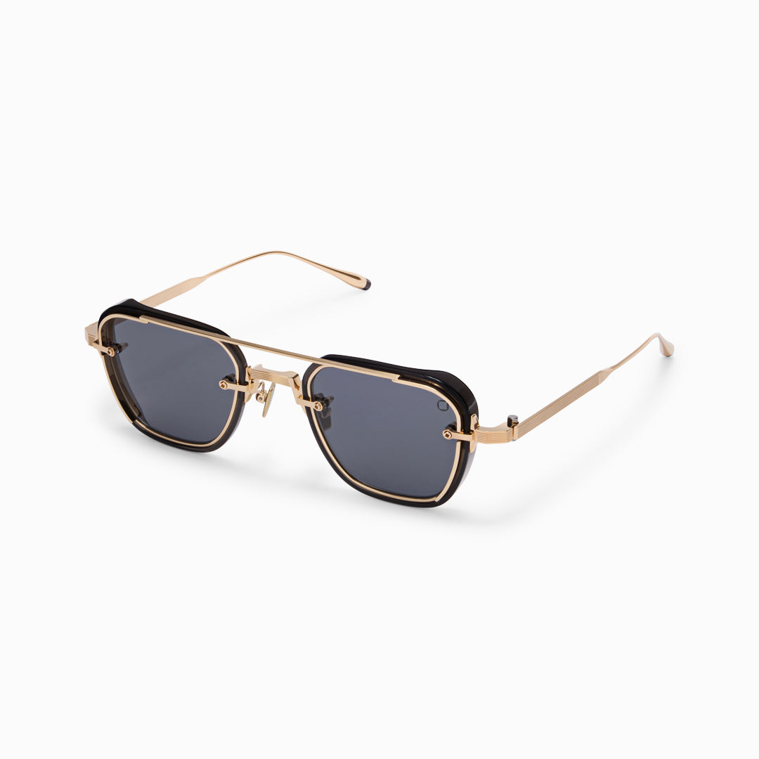 Akoni Horizon Jura occhiali da sole crystal black squadrati