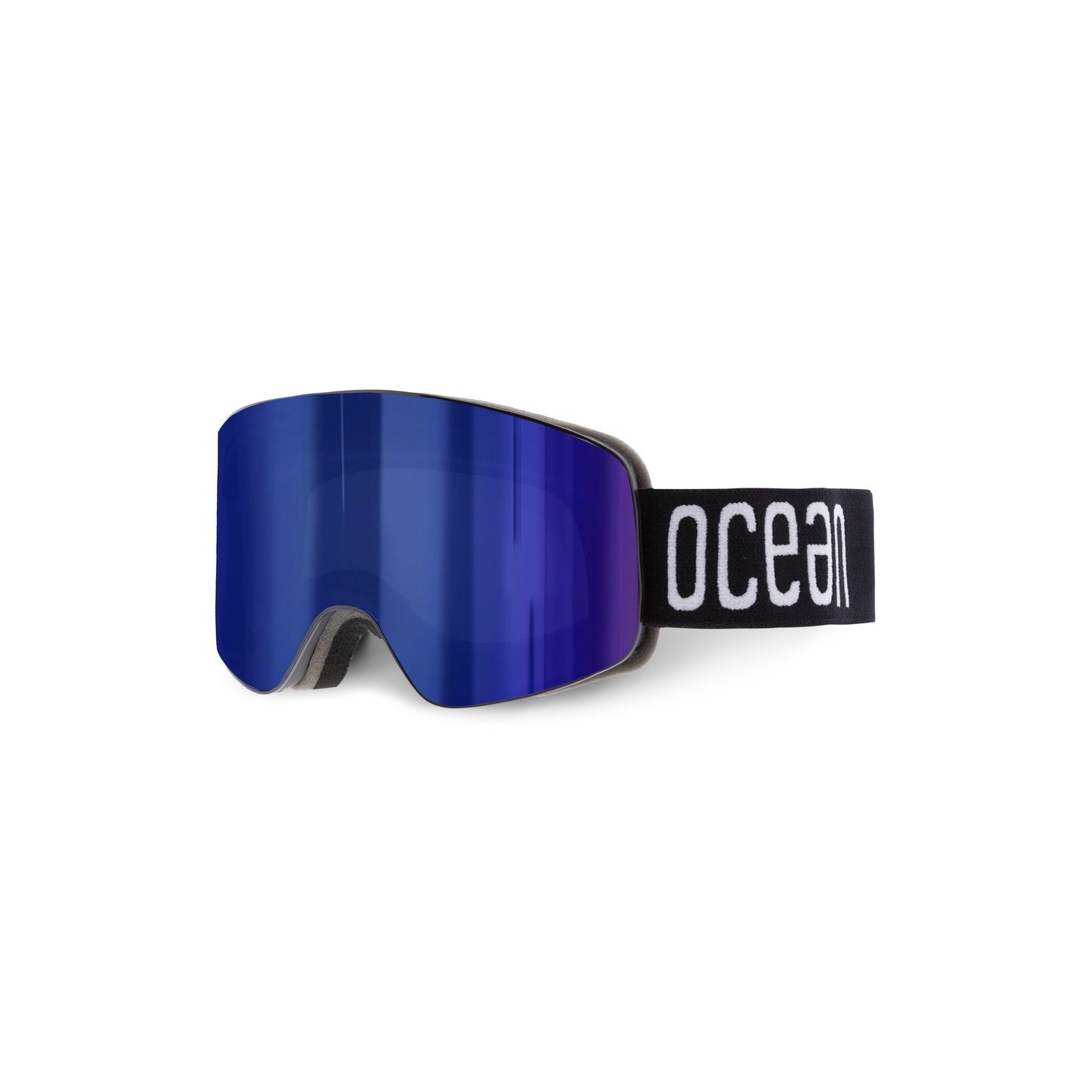 Ocean Etna maschera da sci nera lente smoke