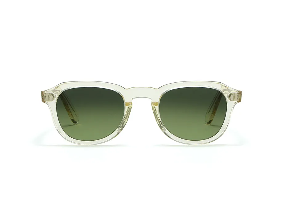L.G.R Reunion Simba Occhiali da Sole Champagne Verde