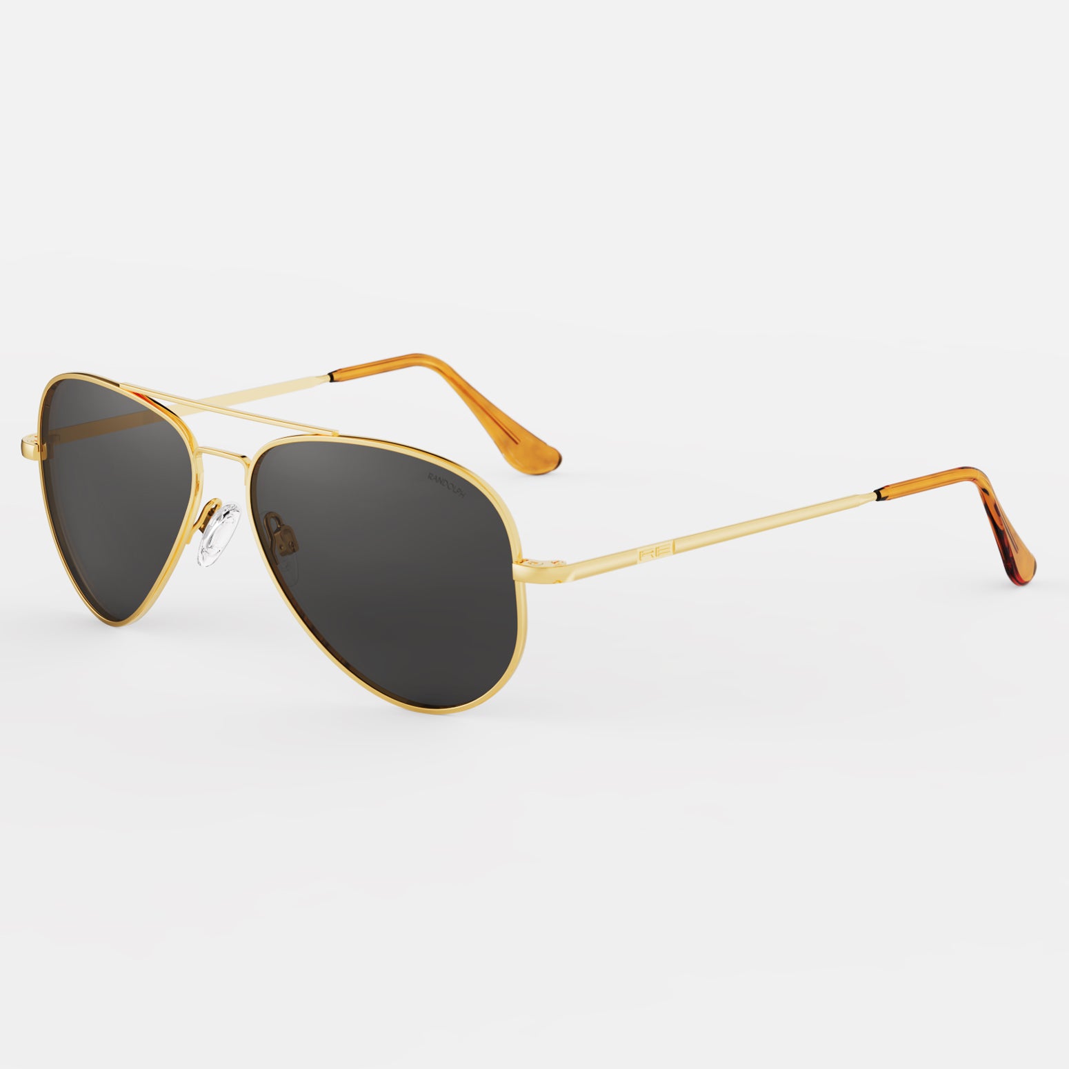 Randolph Concorde 23k Gold American Gray occhiali da sole vetro