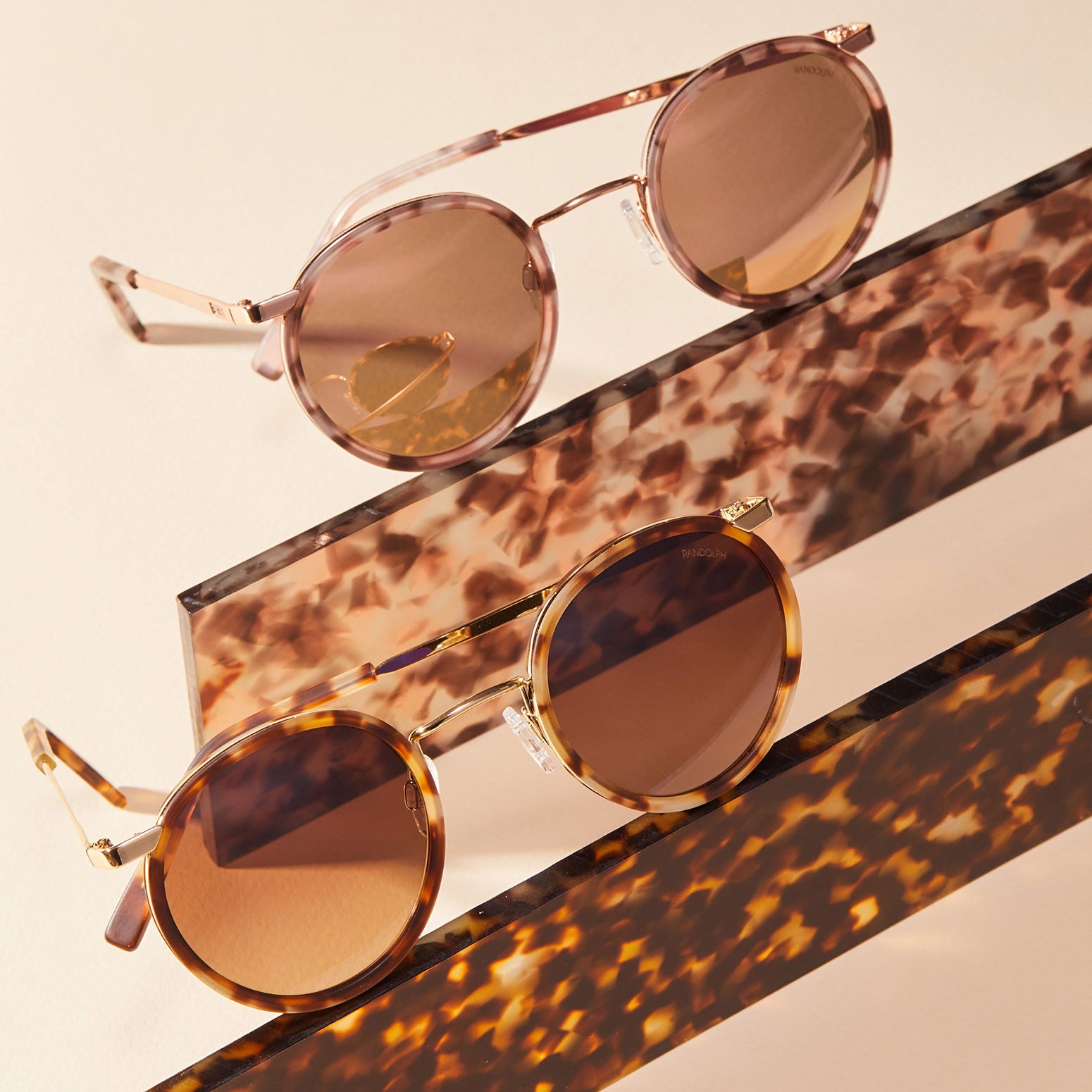 Randolph P3 Fusion Rose Gold occhiali da sole polarizzati