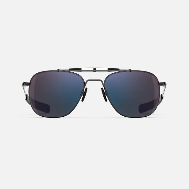 Randolph Shelby Aviator II occhiali da sole neri Apex Gray
