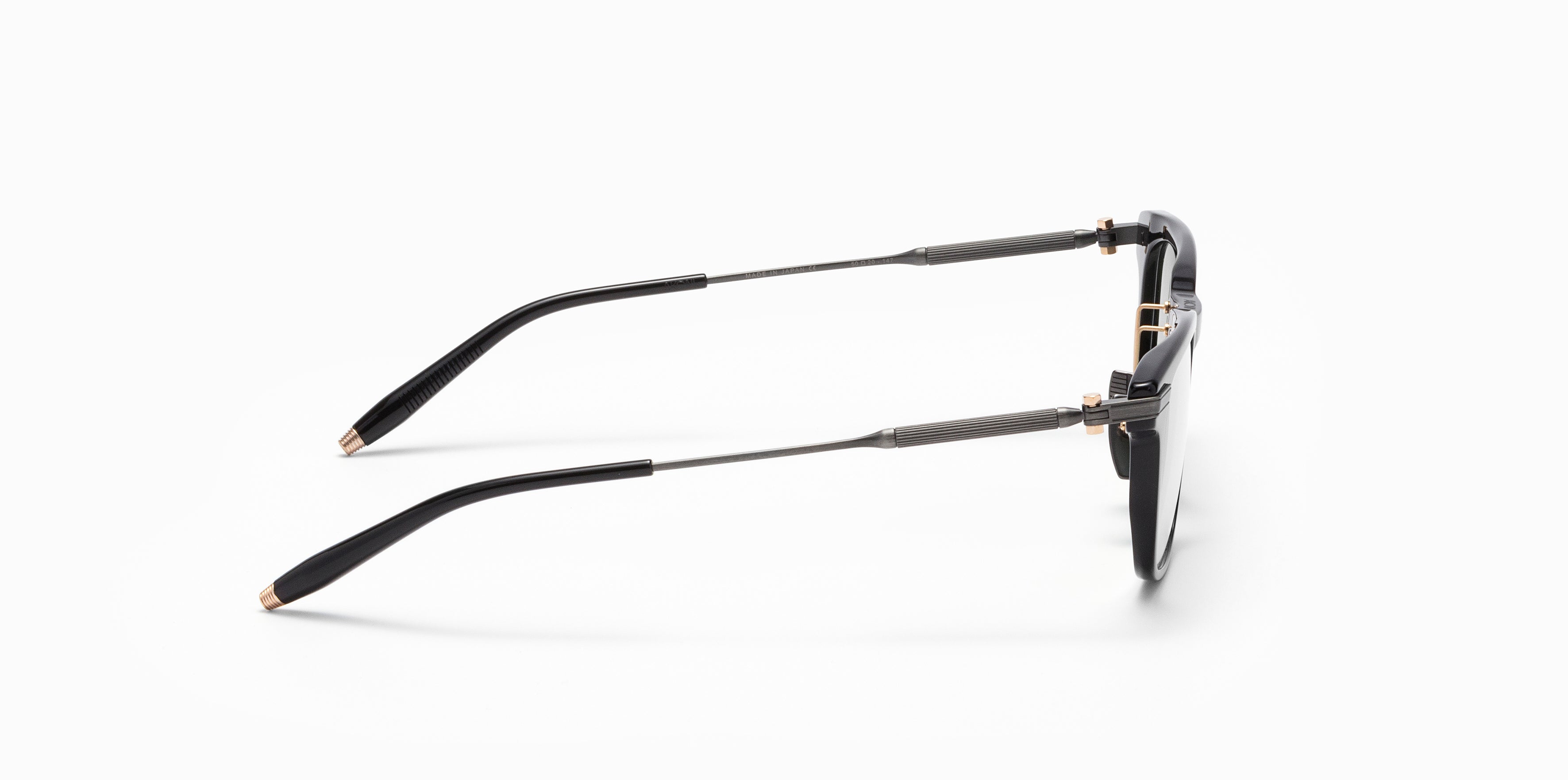 Akoni Horizon Zenith 50 montatura vista nero acetato