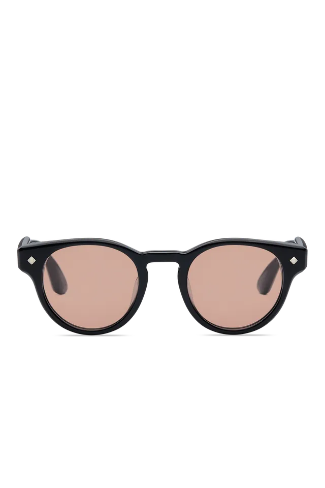 Lunetterie Generale Golden Hour occhiali su misura acetato nero