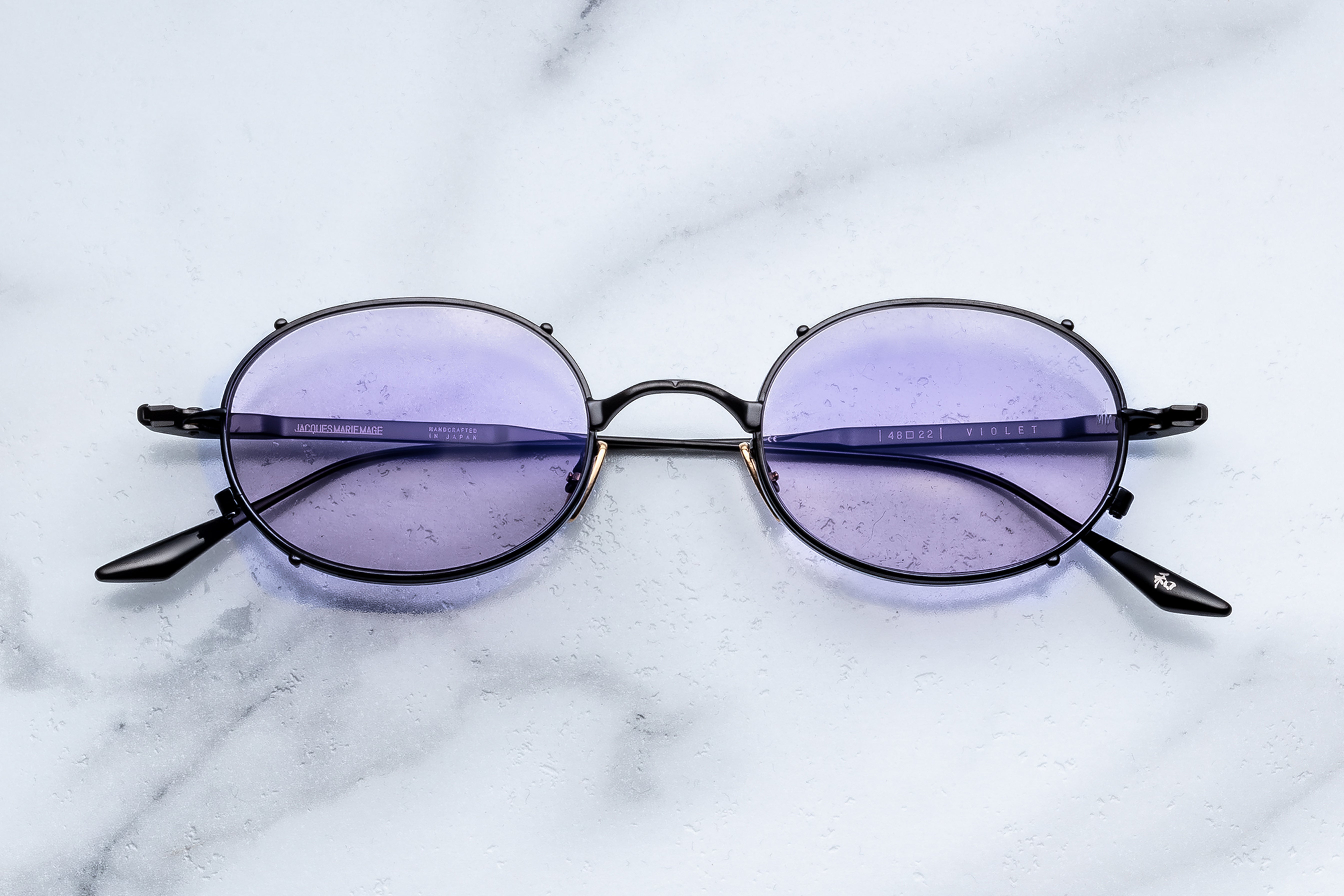 Jacques Marie Mage Violet occhiali da sole 19H-Ciel azzurri