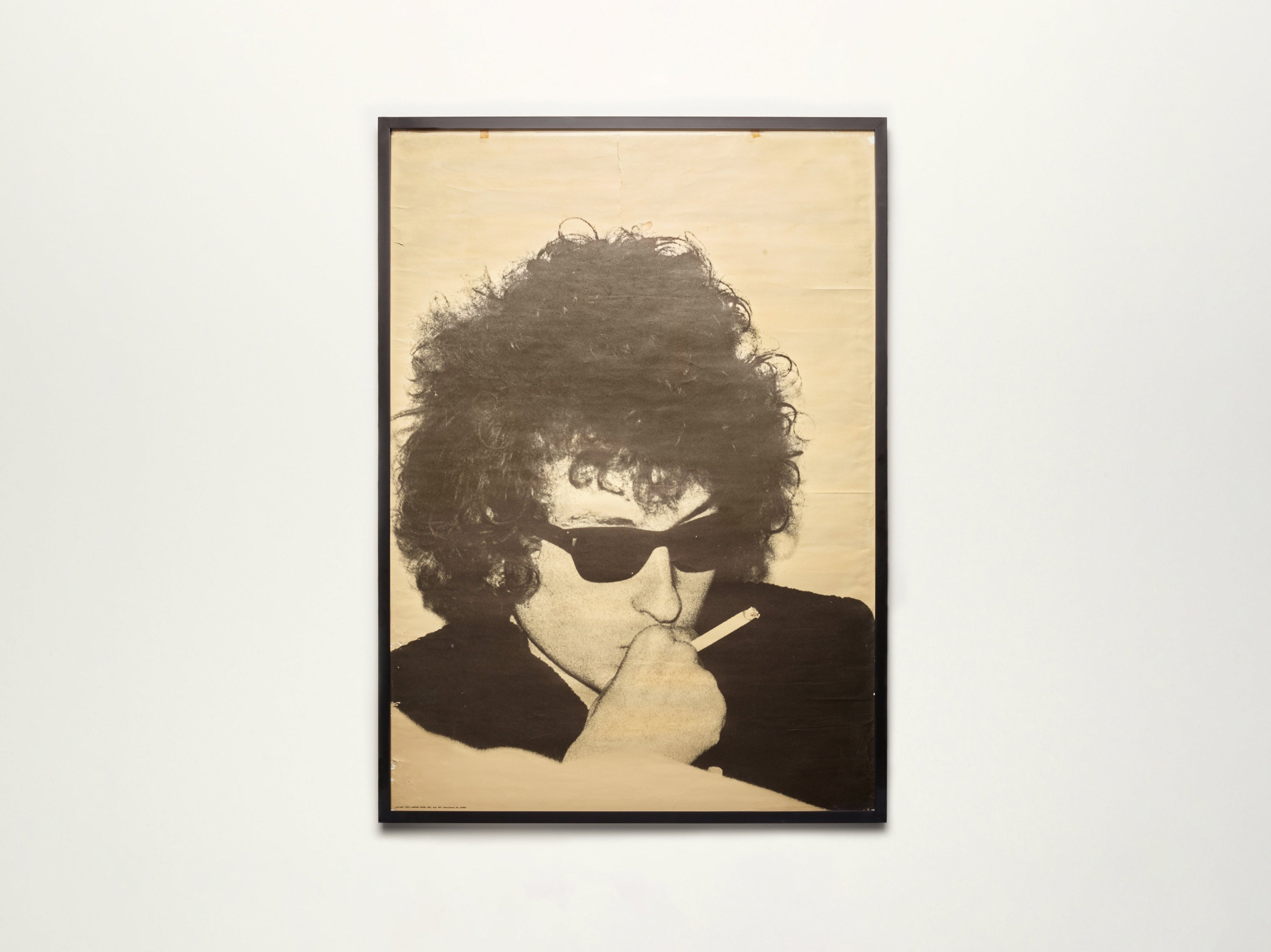 Jacques Marie Mage Bob Dylan 1967 poster Famous Faces