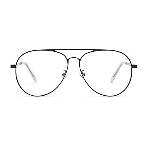 Glindar occhiali luce blu computer unisex metallo