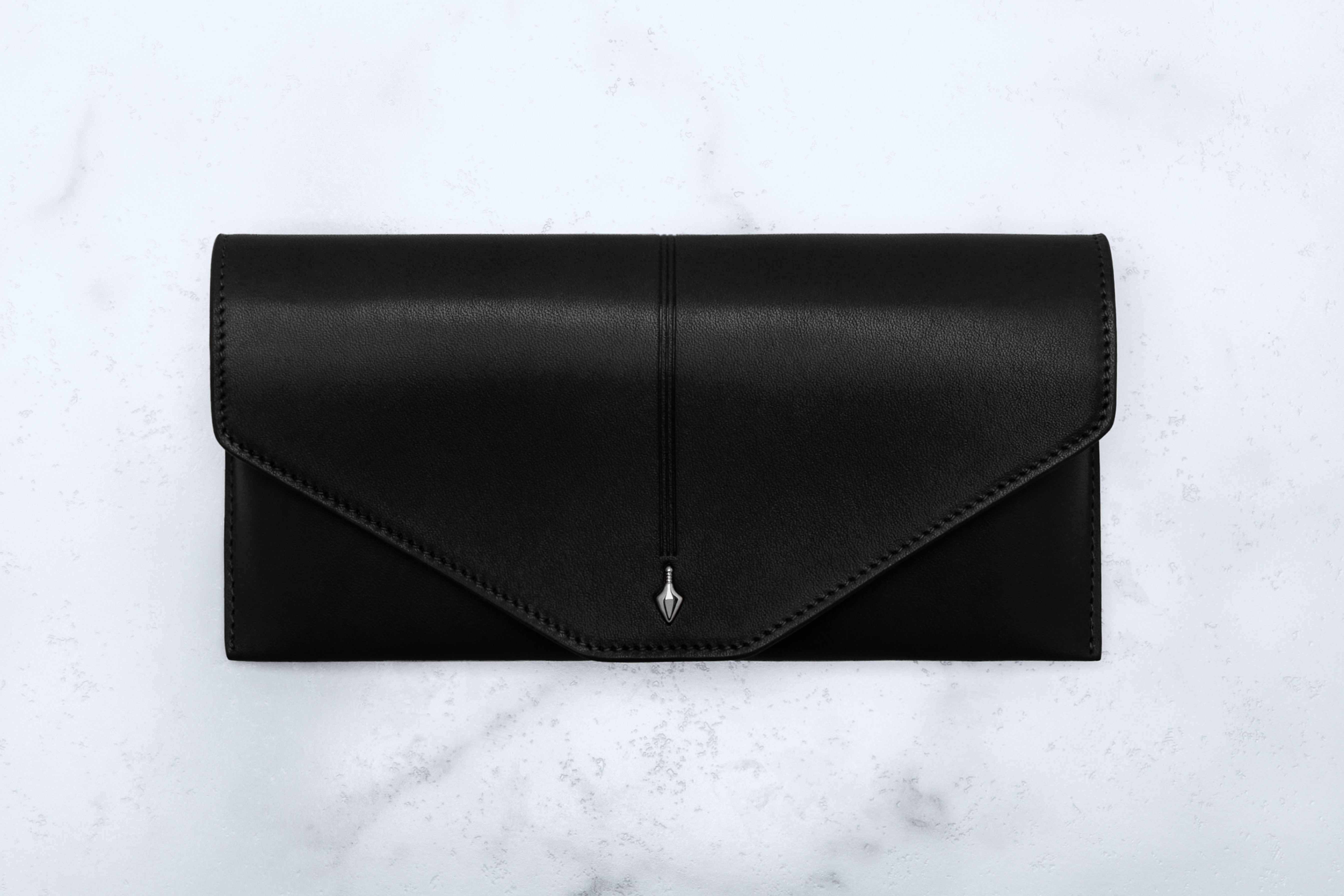 Jacques Marie Mage Circa Envelope custodia occhiali arancione