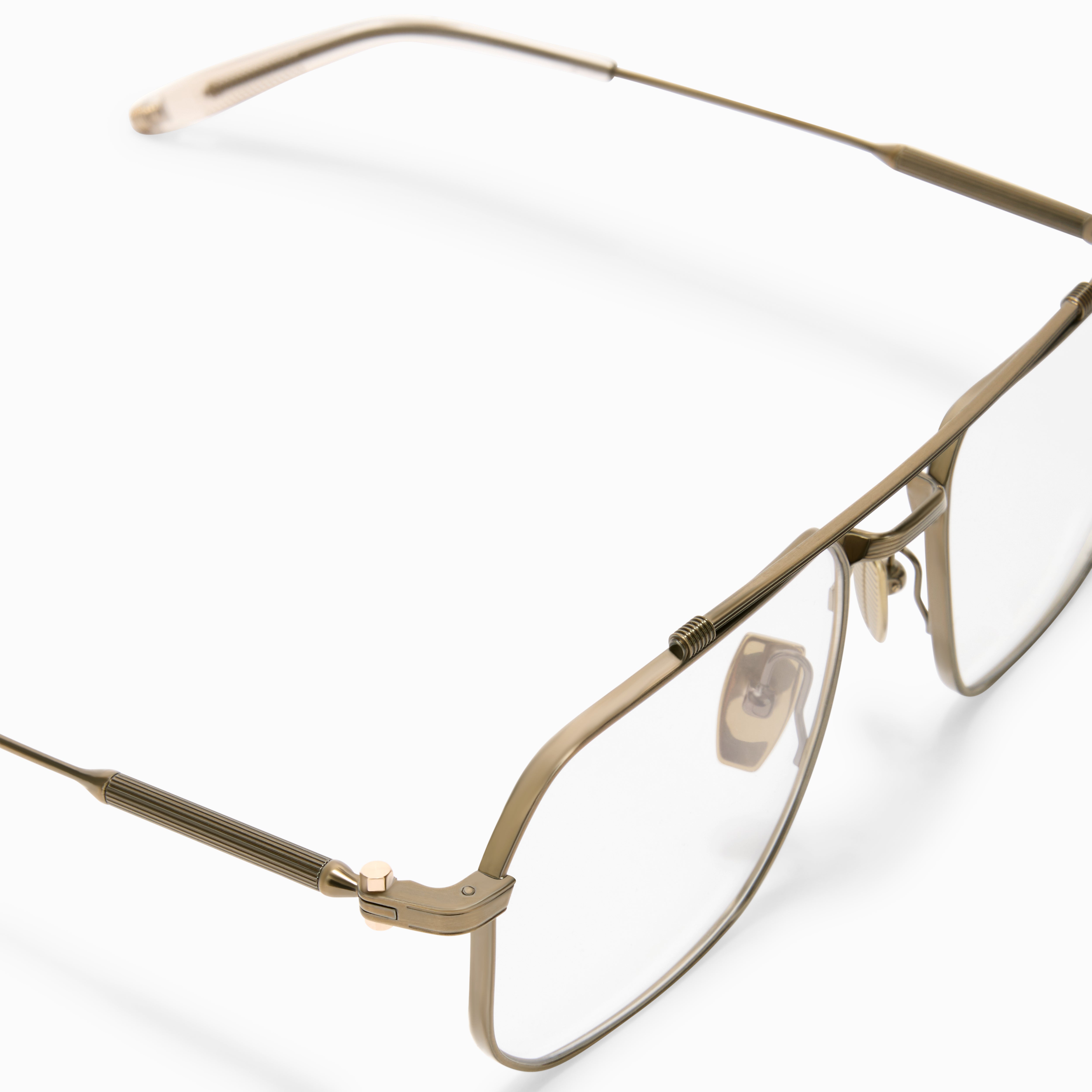 Akoni Horizon Atlas occhiali da vista oro navigator metallo