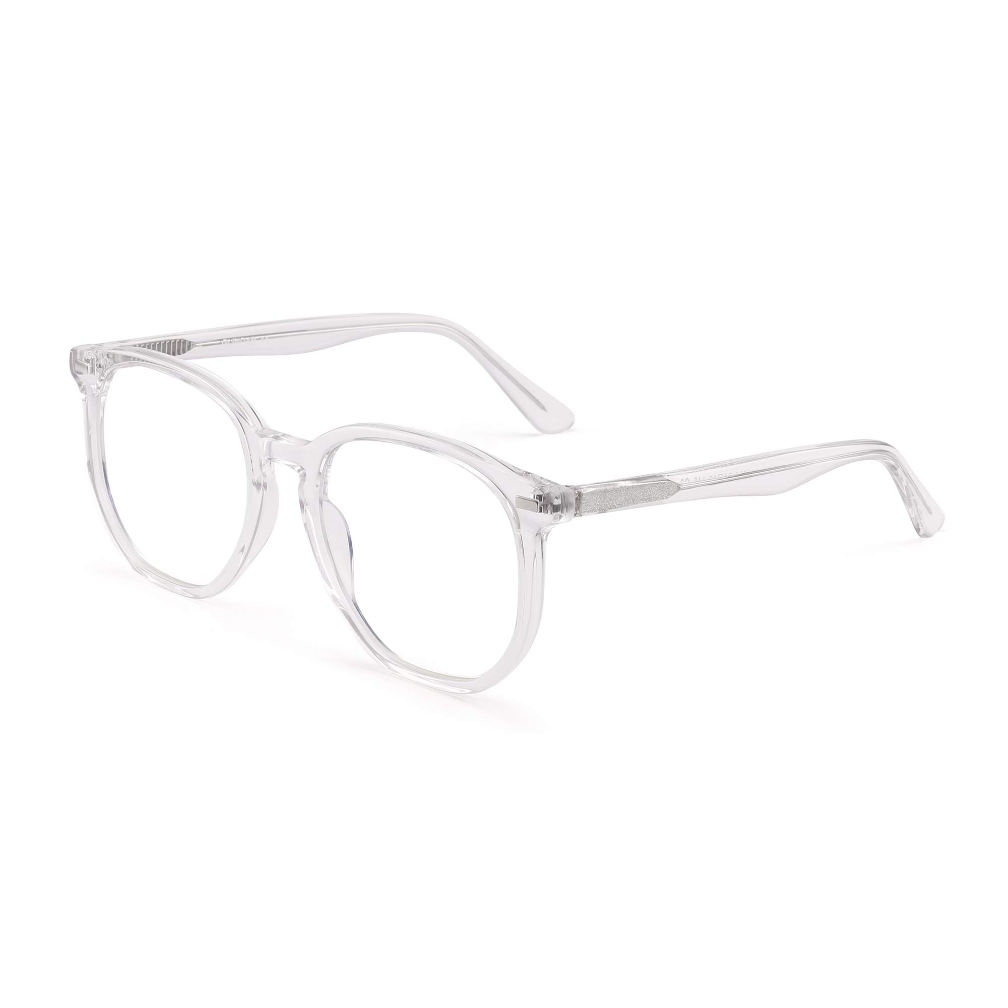Glindar Esagonali Acetato Occhiali Filtro Luce Blu Neri