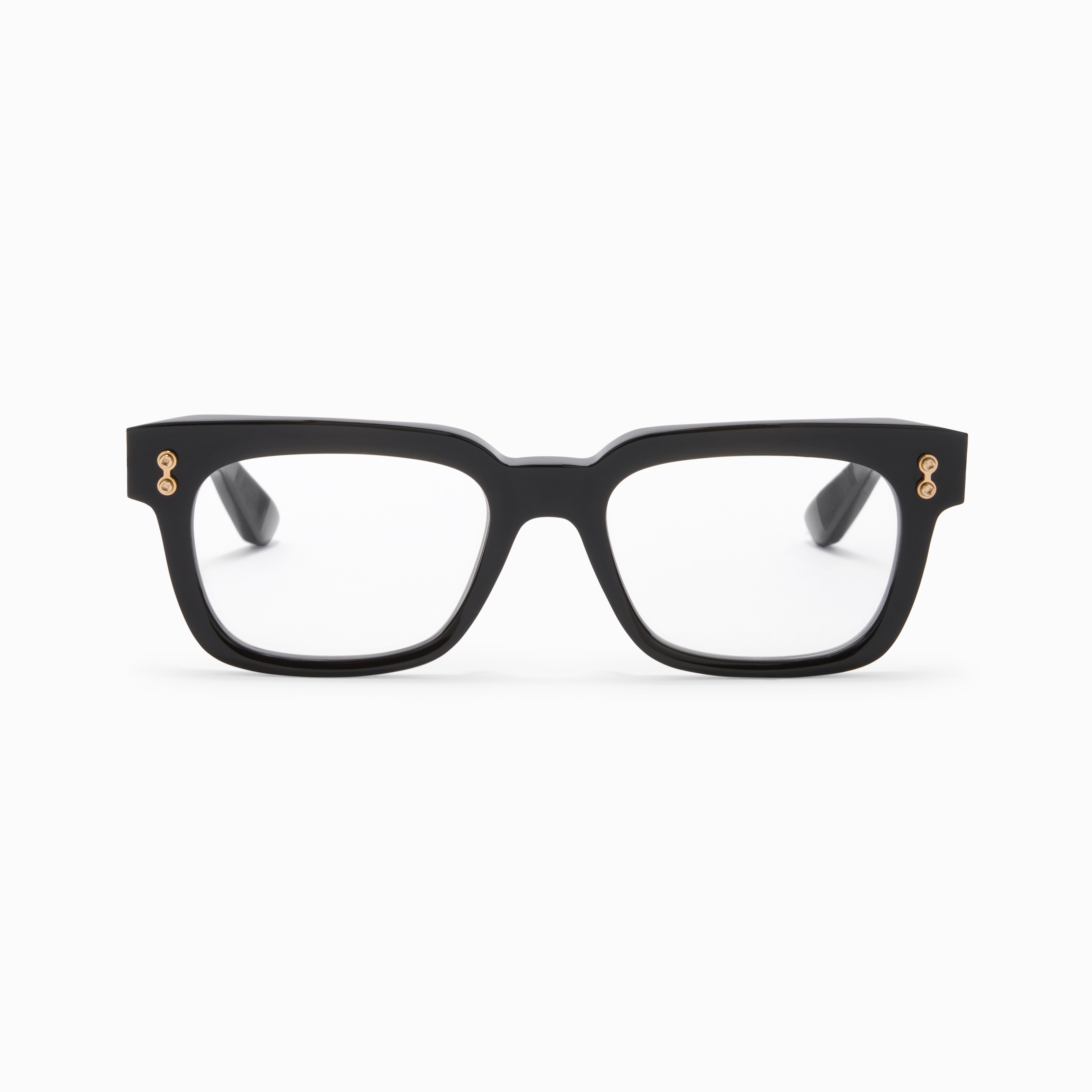 Akoni Etere Luna-Two occhiali da vista Crystal Black acetato