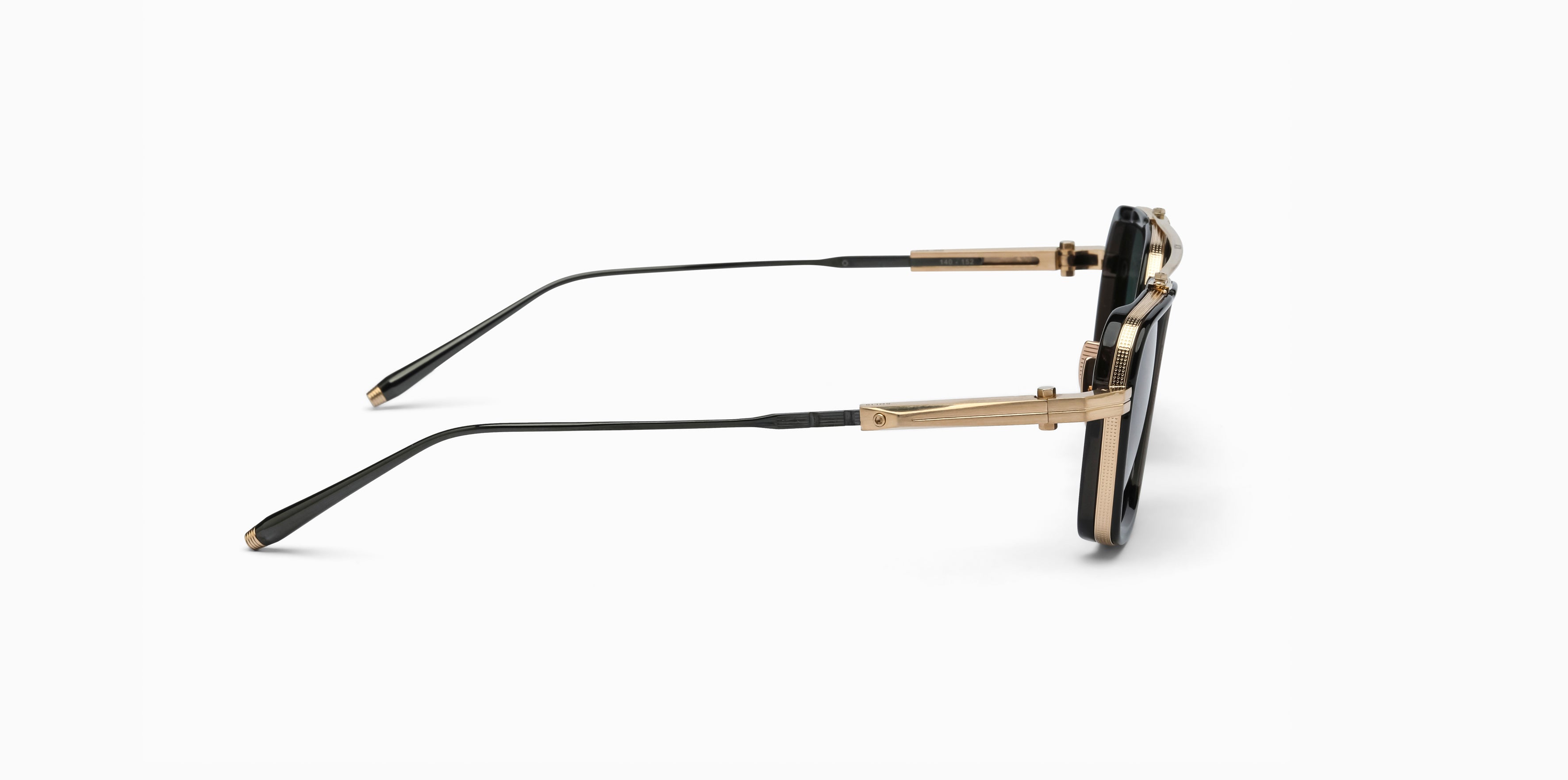 Akoni Optima Solis occhiali da sole crystal black 51 aviator