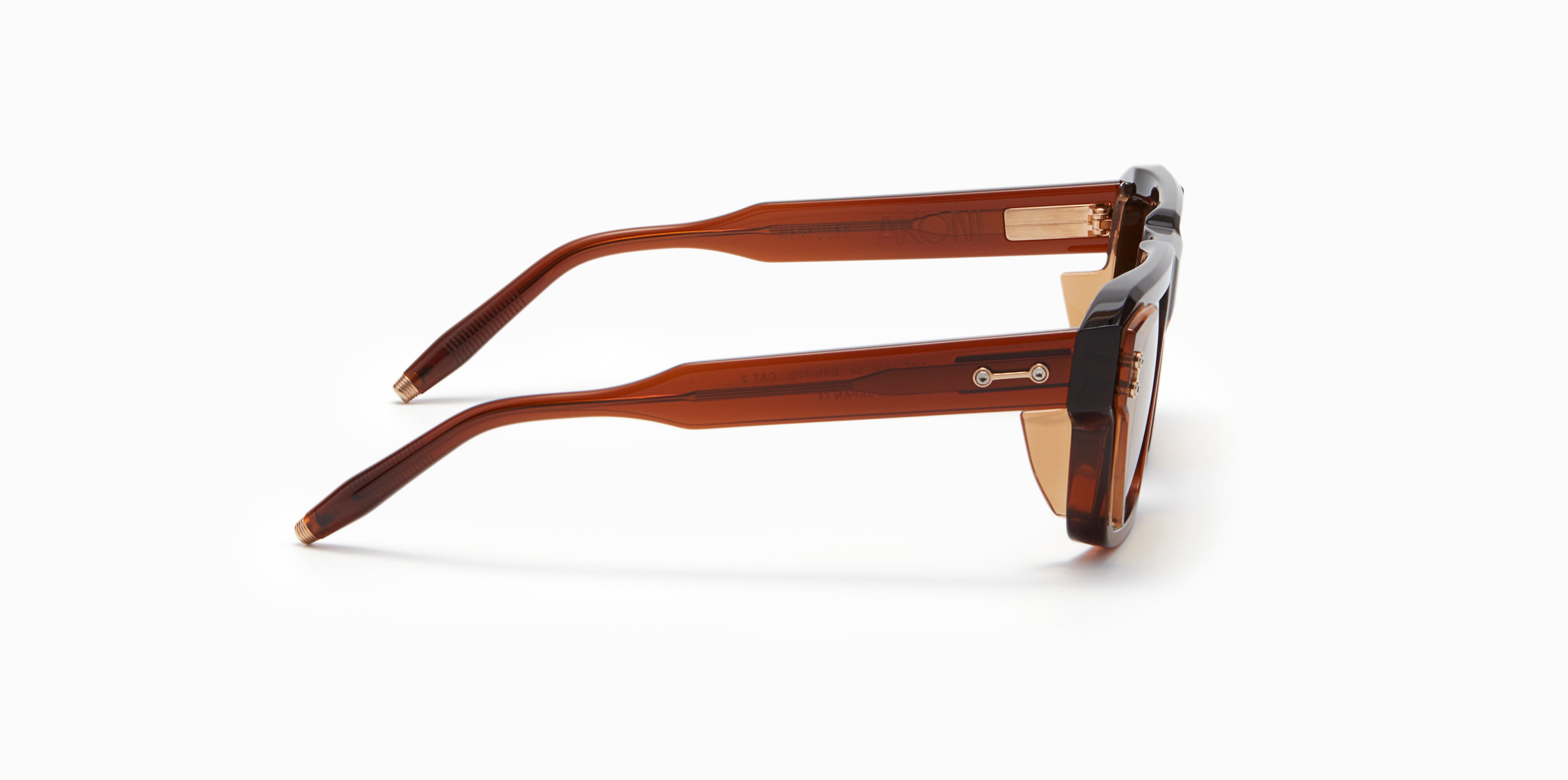 Akoni Horizon Hercules occhiali da sole Dark Crystal Brown