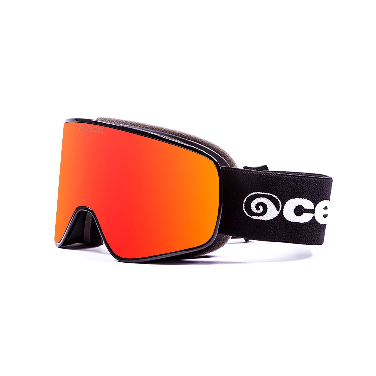Ocean Aspen maschera sci nera lente fumo