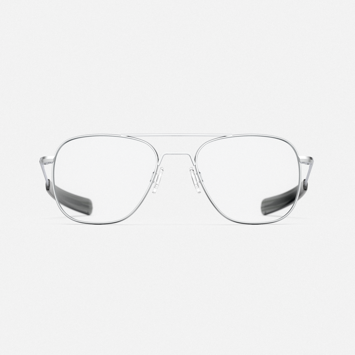 Randolph Aviator Matte Chrome occhiali da vista Clear