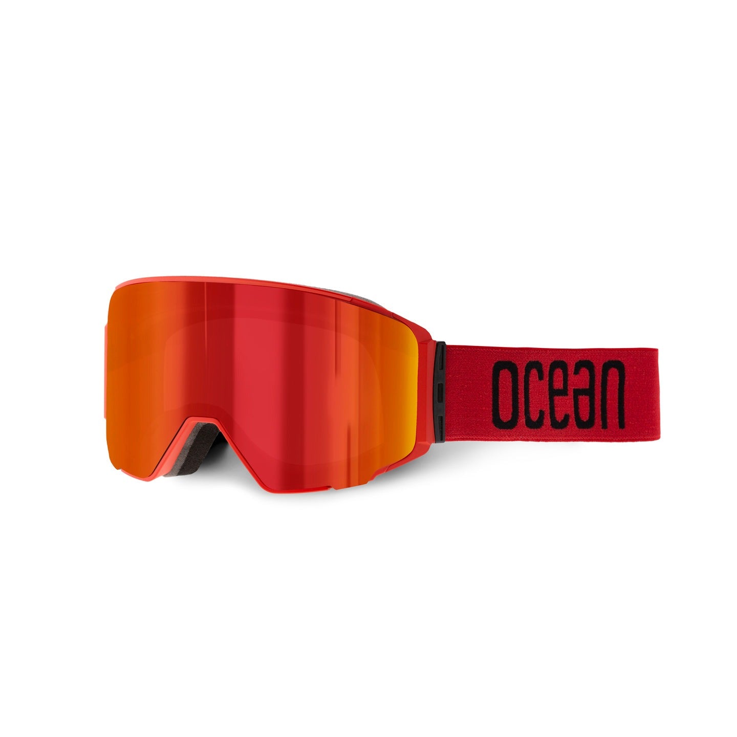 Ocean Denali maschera sci nera lente smoke casco
